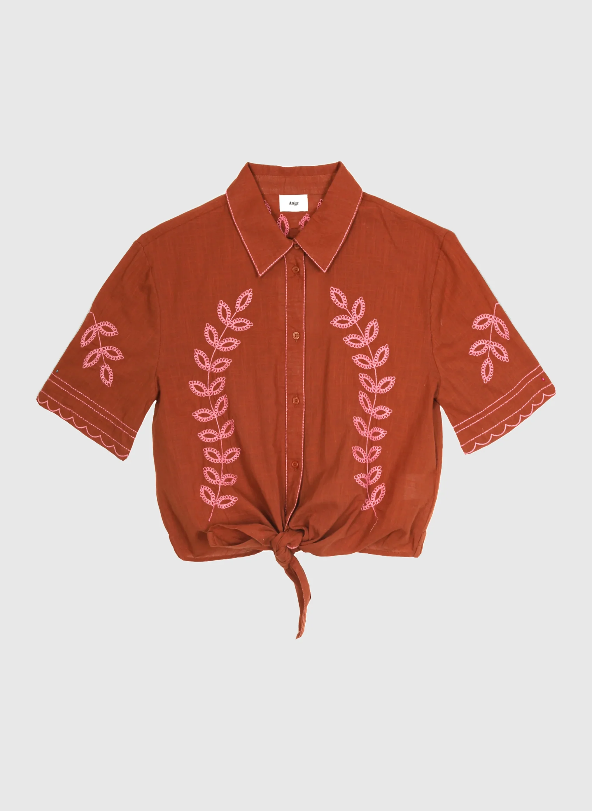 CHEMISE SILONA caramel - Image 6