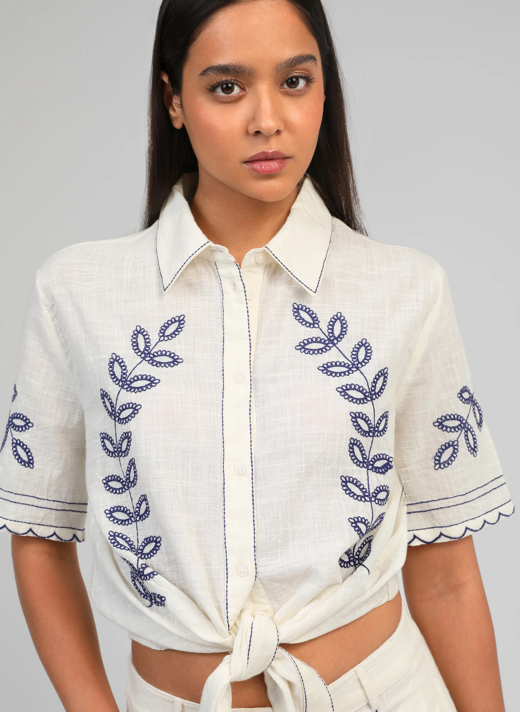 CHEMISE SILONA ecru - Image 2