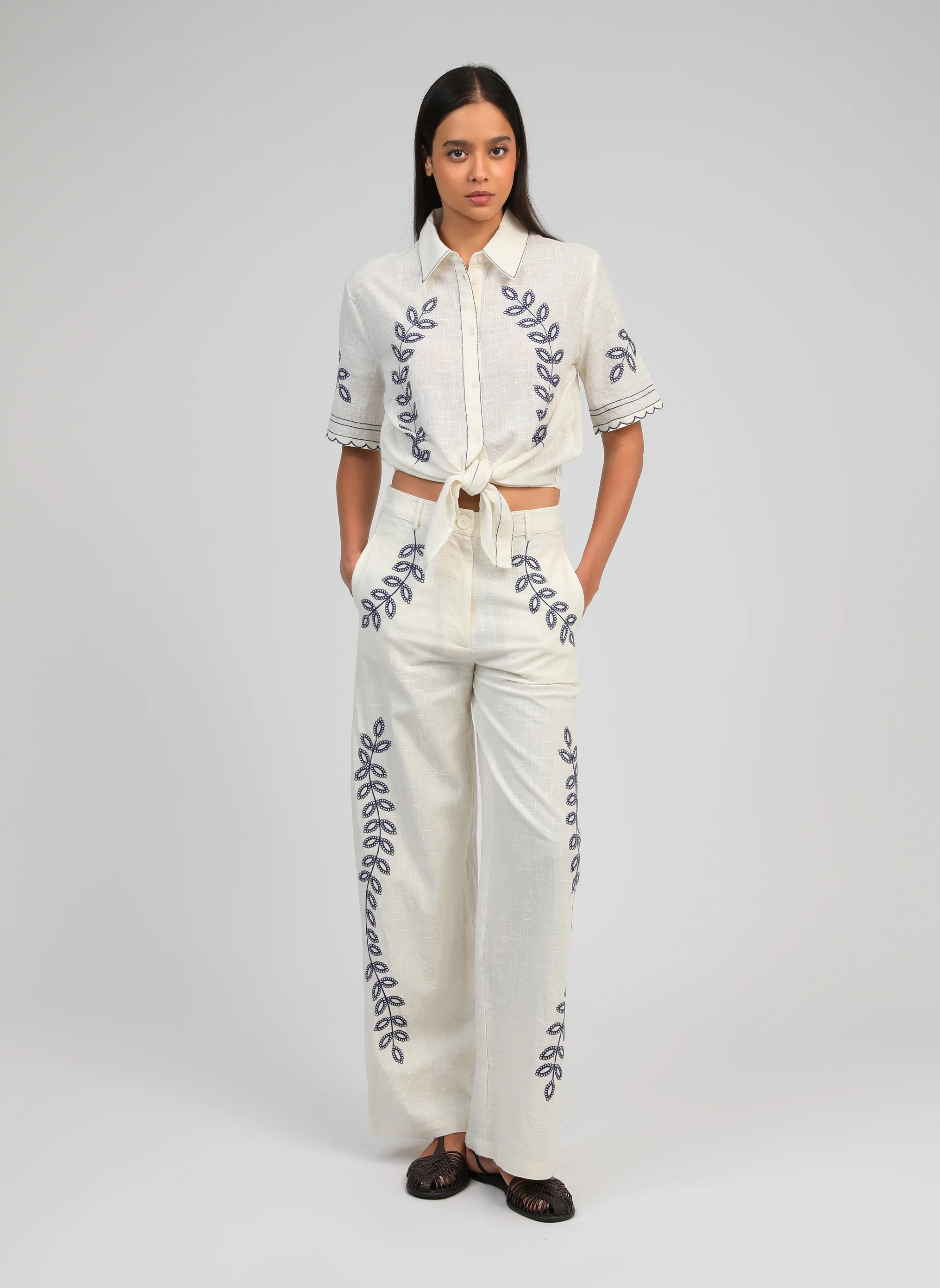 CHEMISE SILONA ecru - Image 3