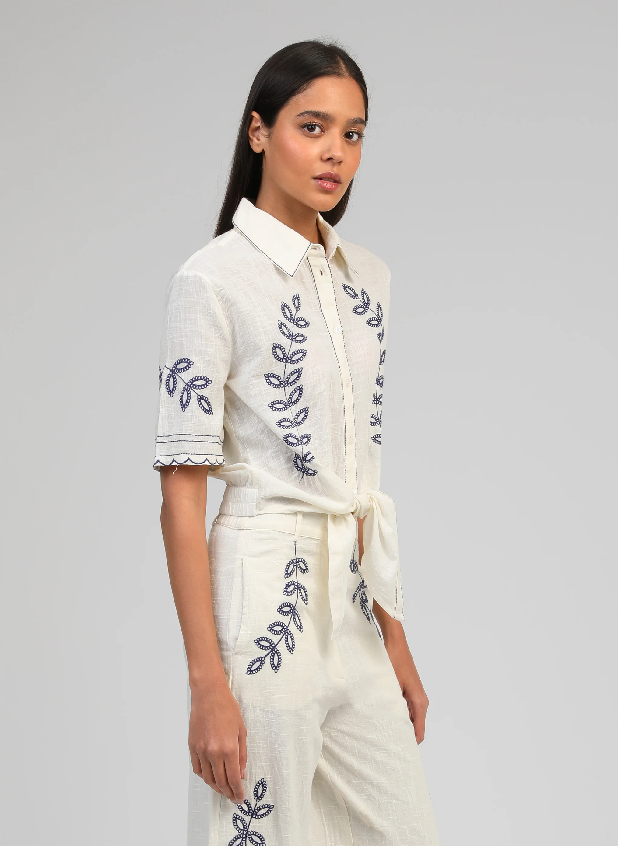 CHEMISE SILONA ecru - Image 4