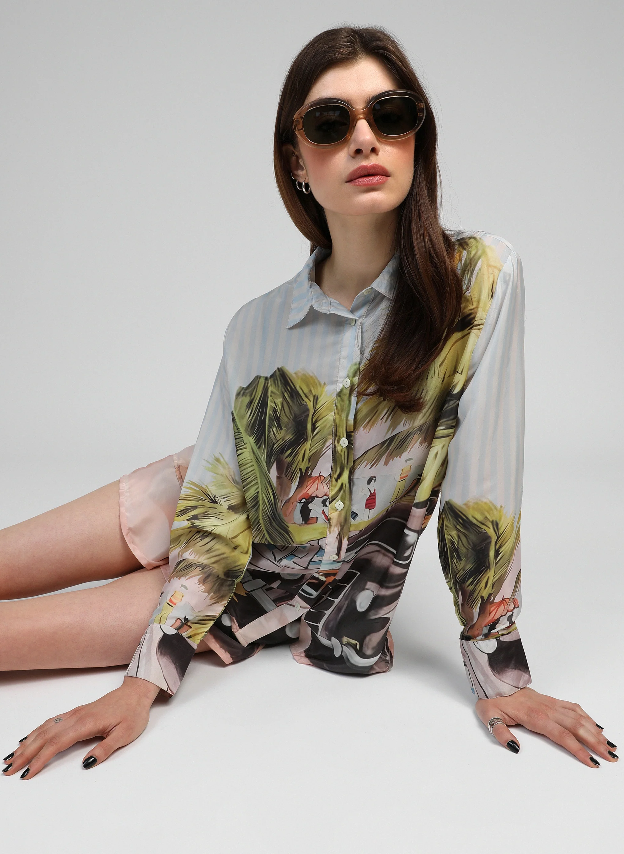 CHEMISE SINARY florida anis - Image 3