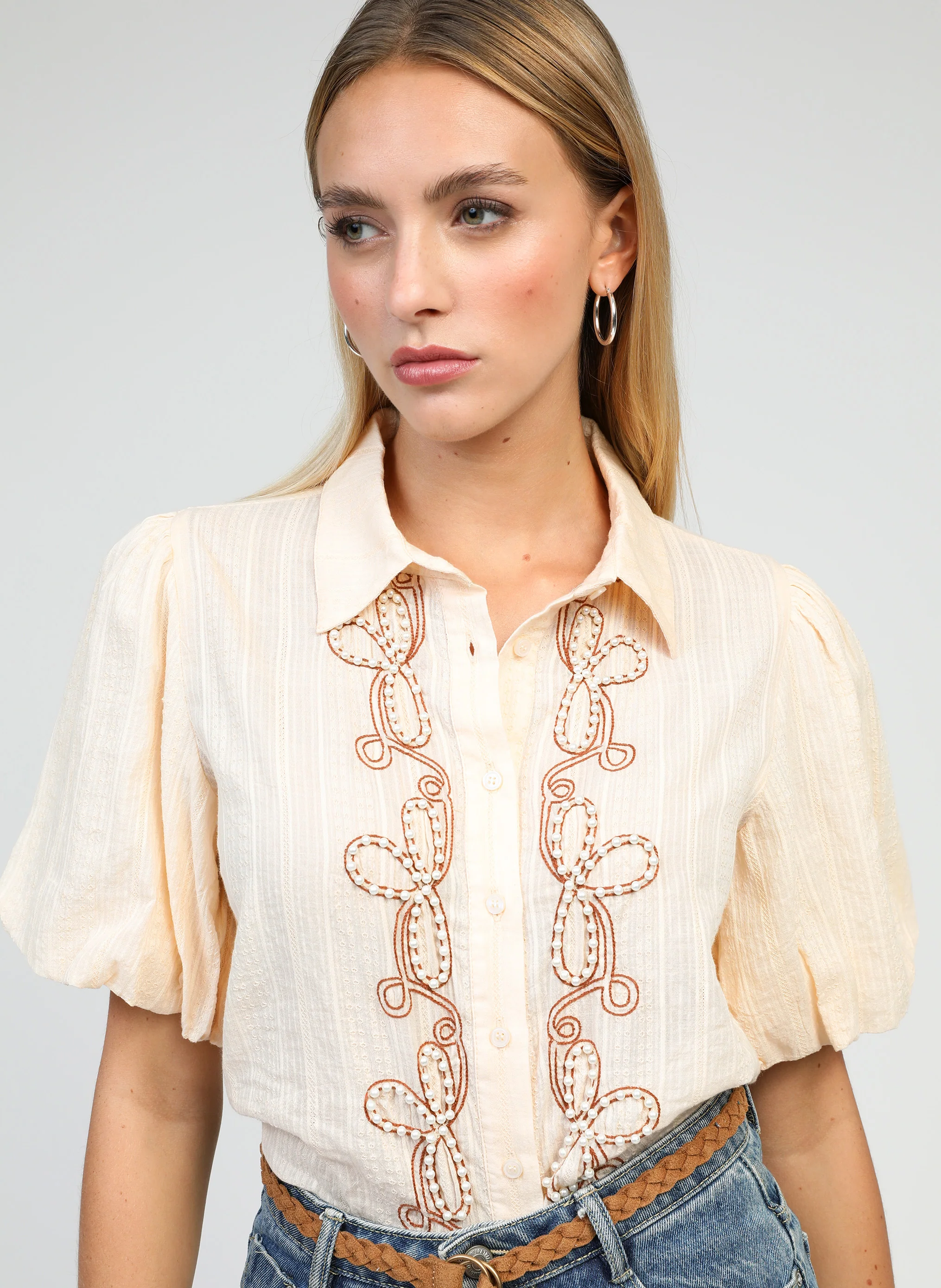 CHEMISE SIRKA peche - Image 2