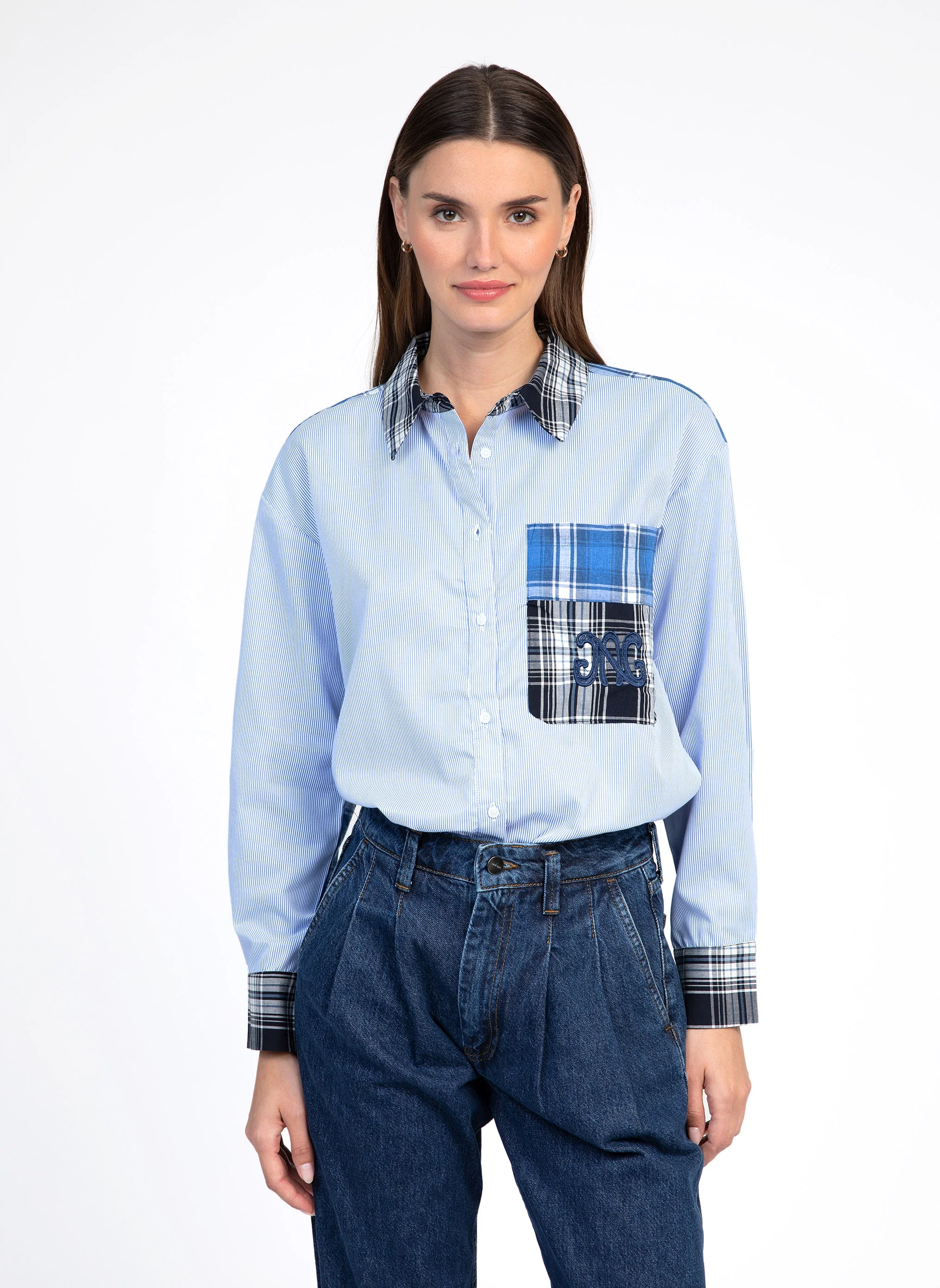 CHEMISE SISSYNA bleu