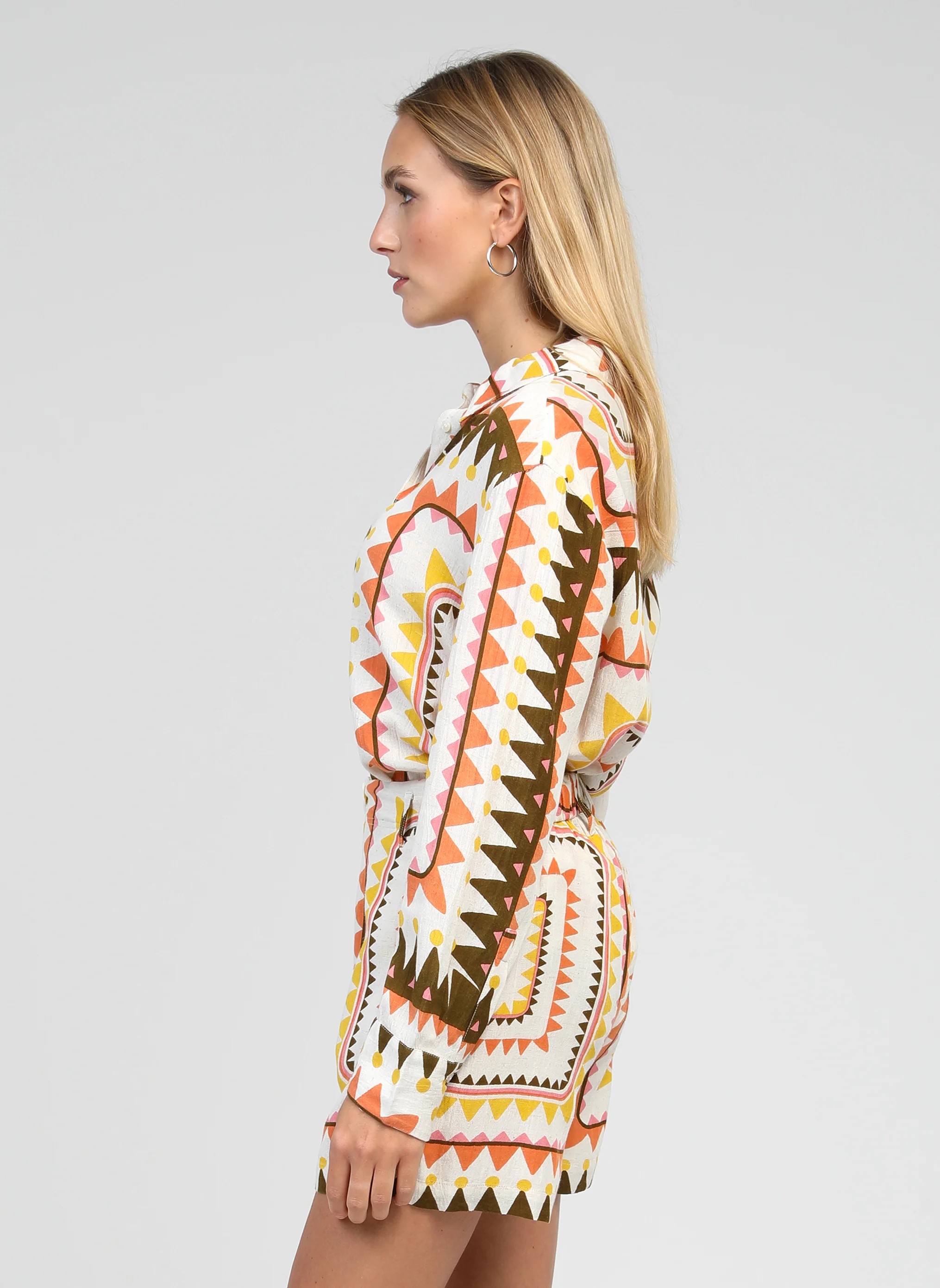 CHEMISE SIVILANE picoty olive - Image 4