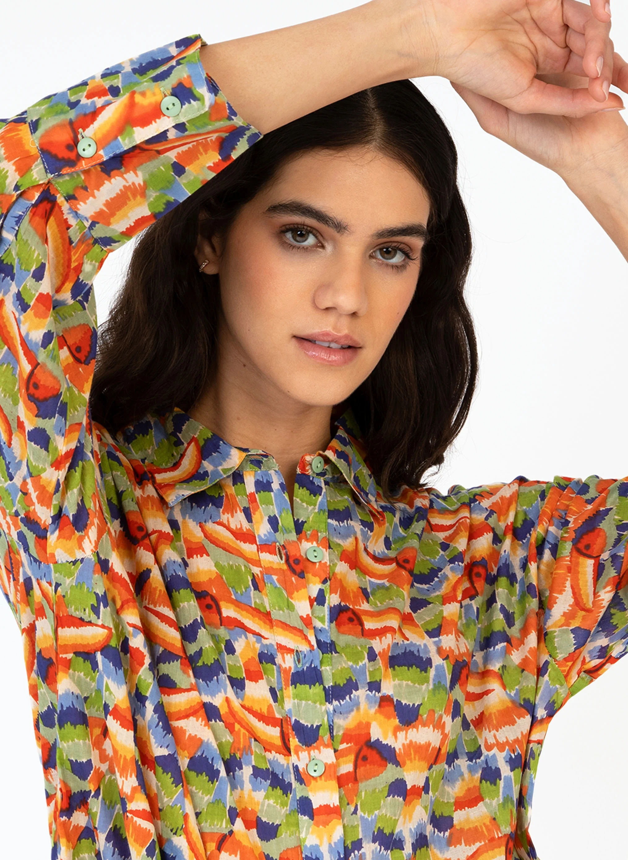 CHEMISE SLIMANE tunissa multico - Image 5
