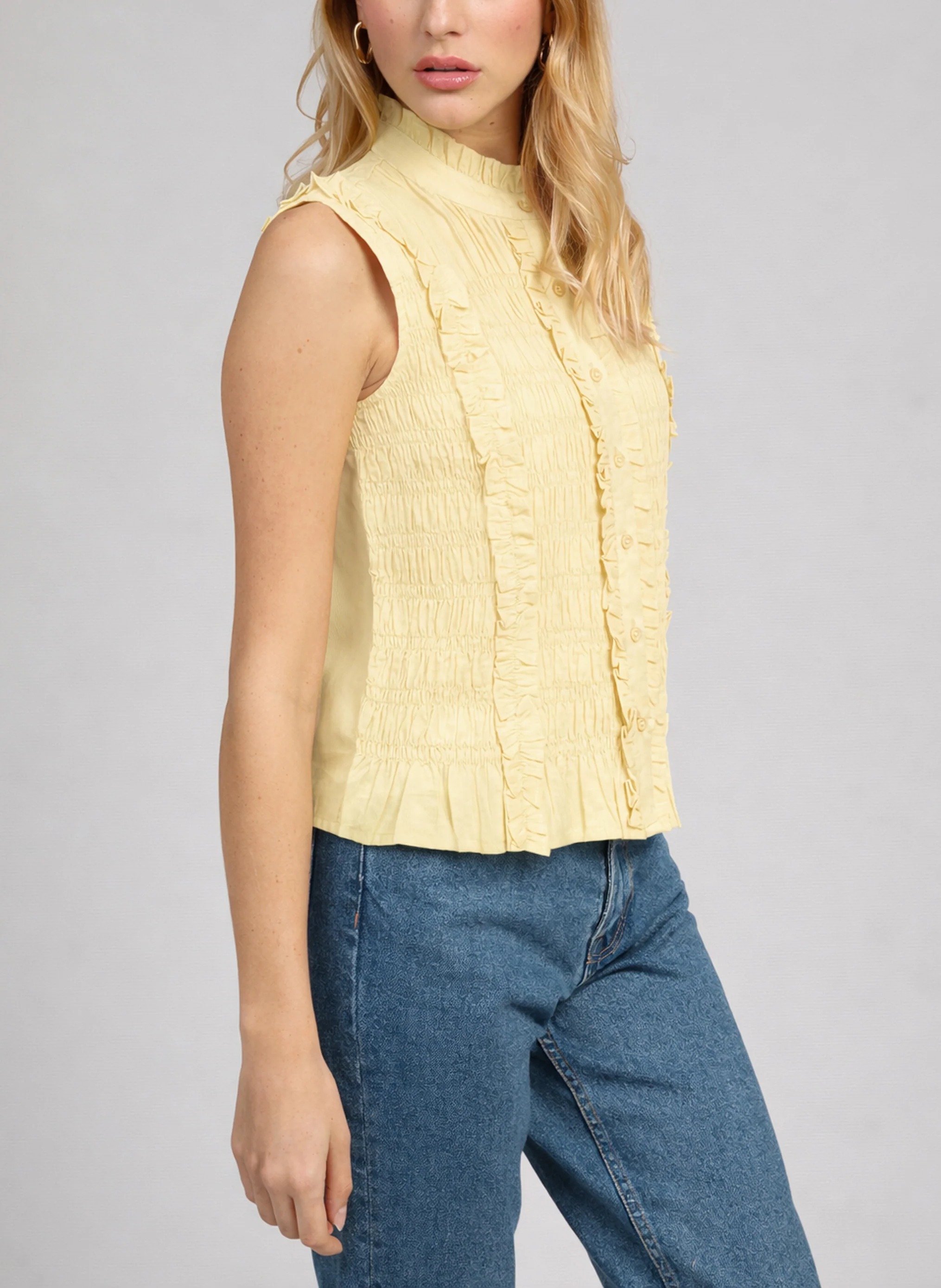 CHEMISE SLOANE jaune - Image 3