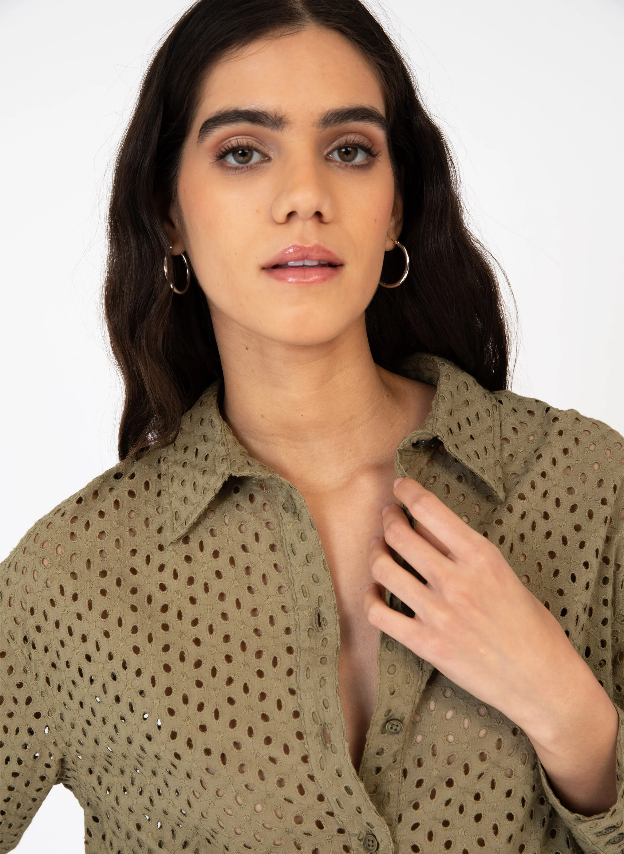 CHEMISE SOA olive - Image 3