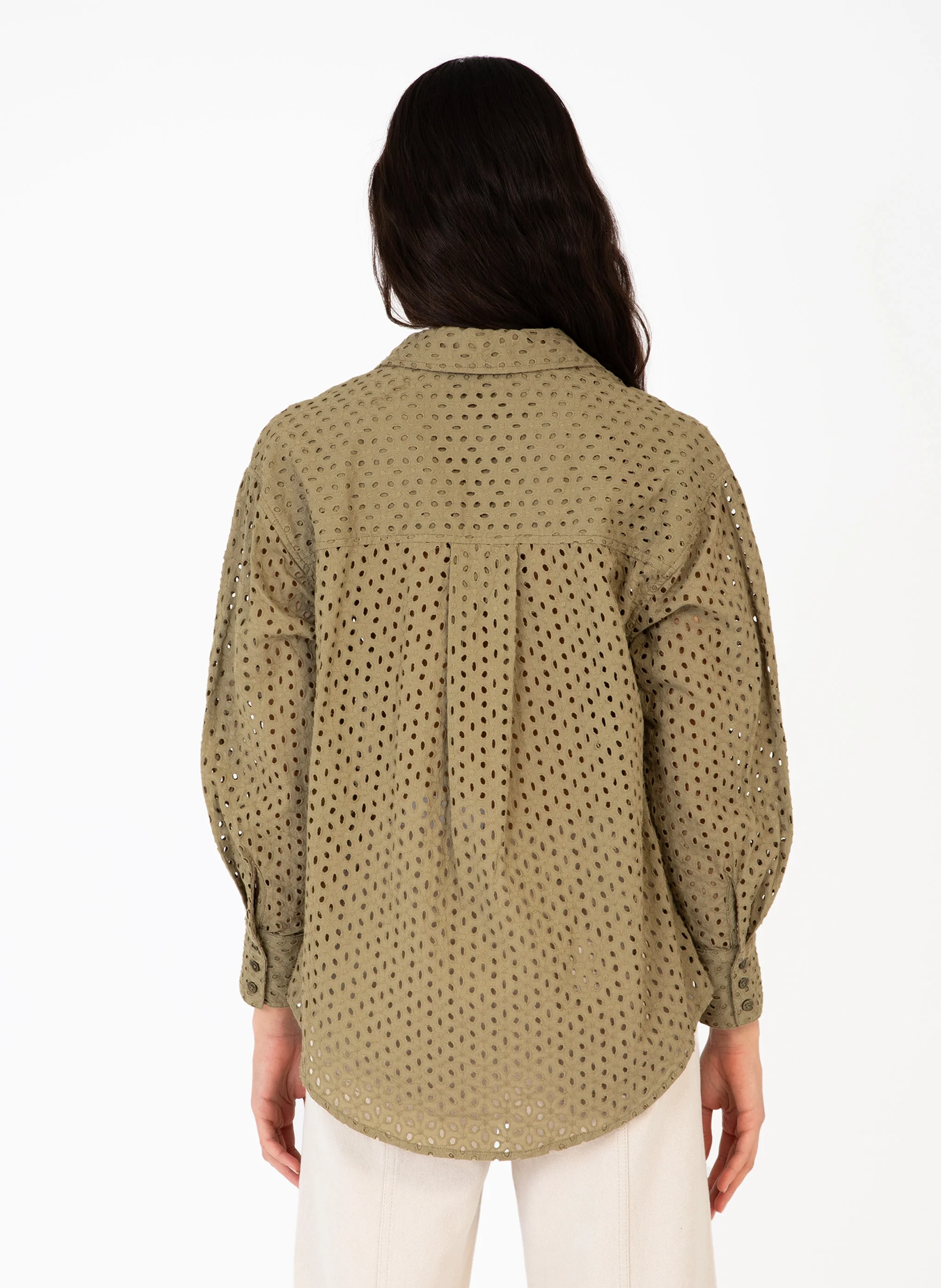 CHEMISE SOA olive - Image 4
