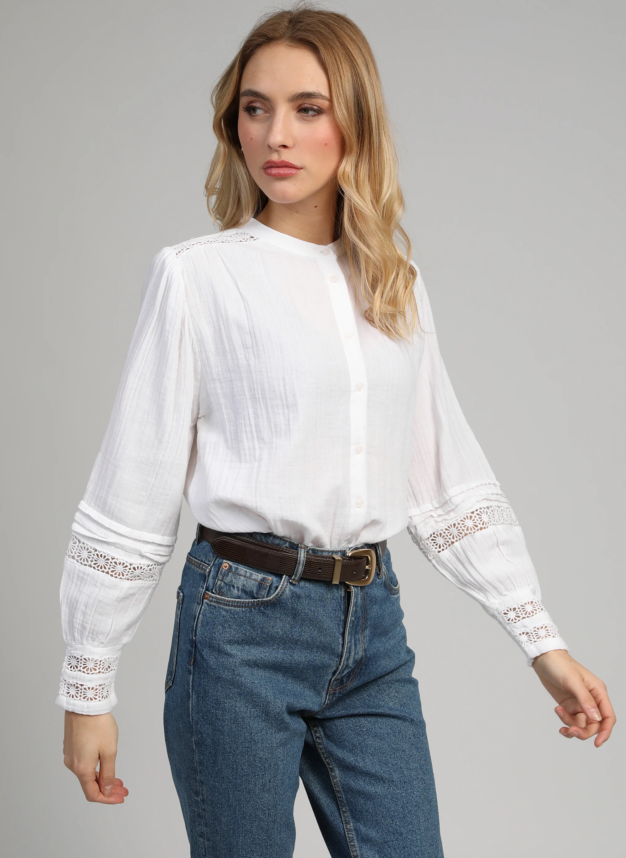 CHEMISE SOJANYLA blanc - Image 3