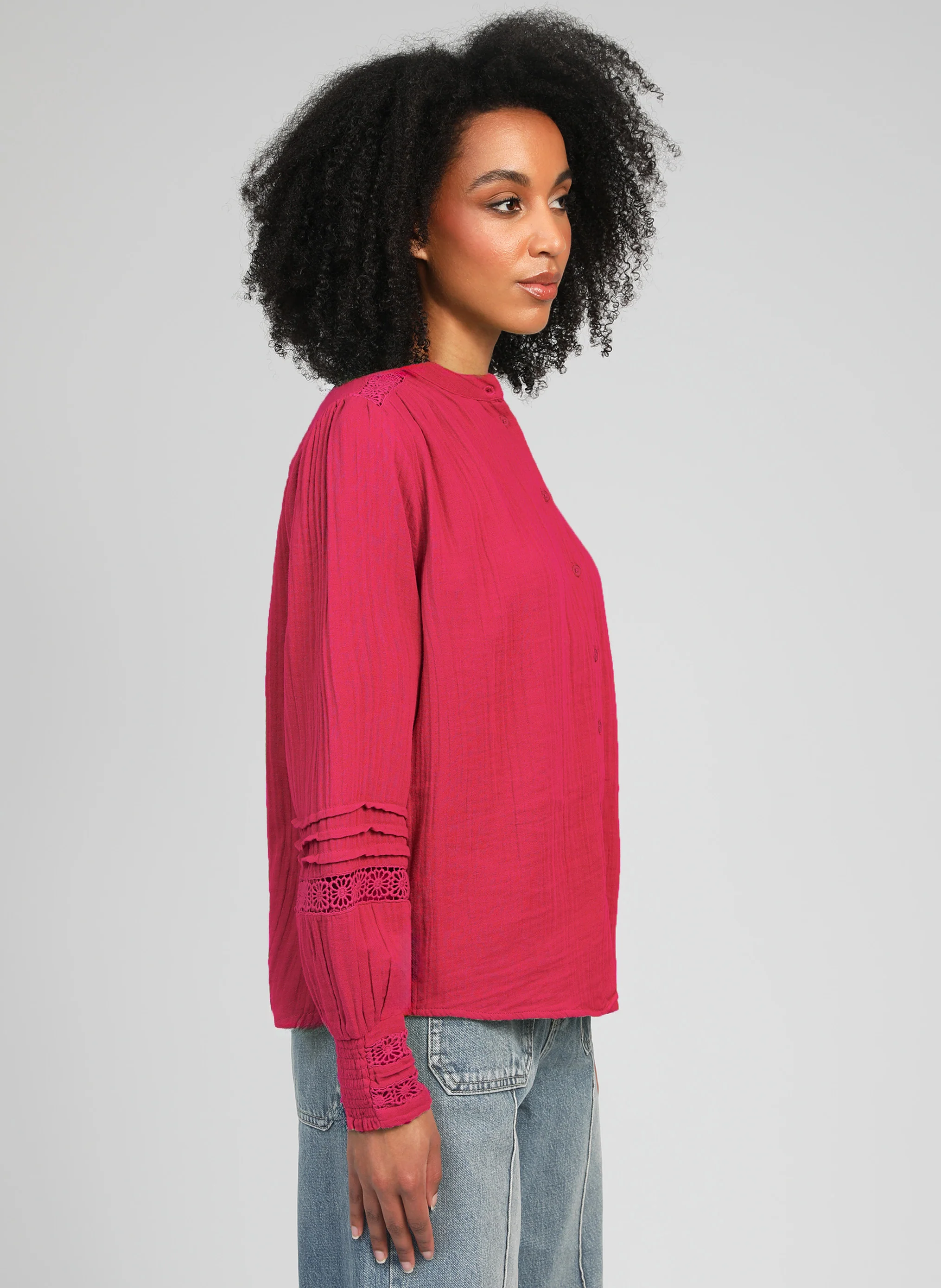 CHEMISE SOJANYLA fuchsia - Image 3
