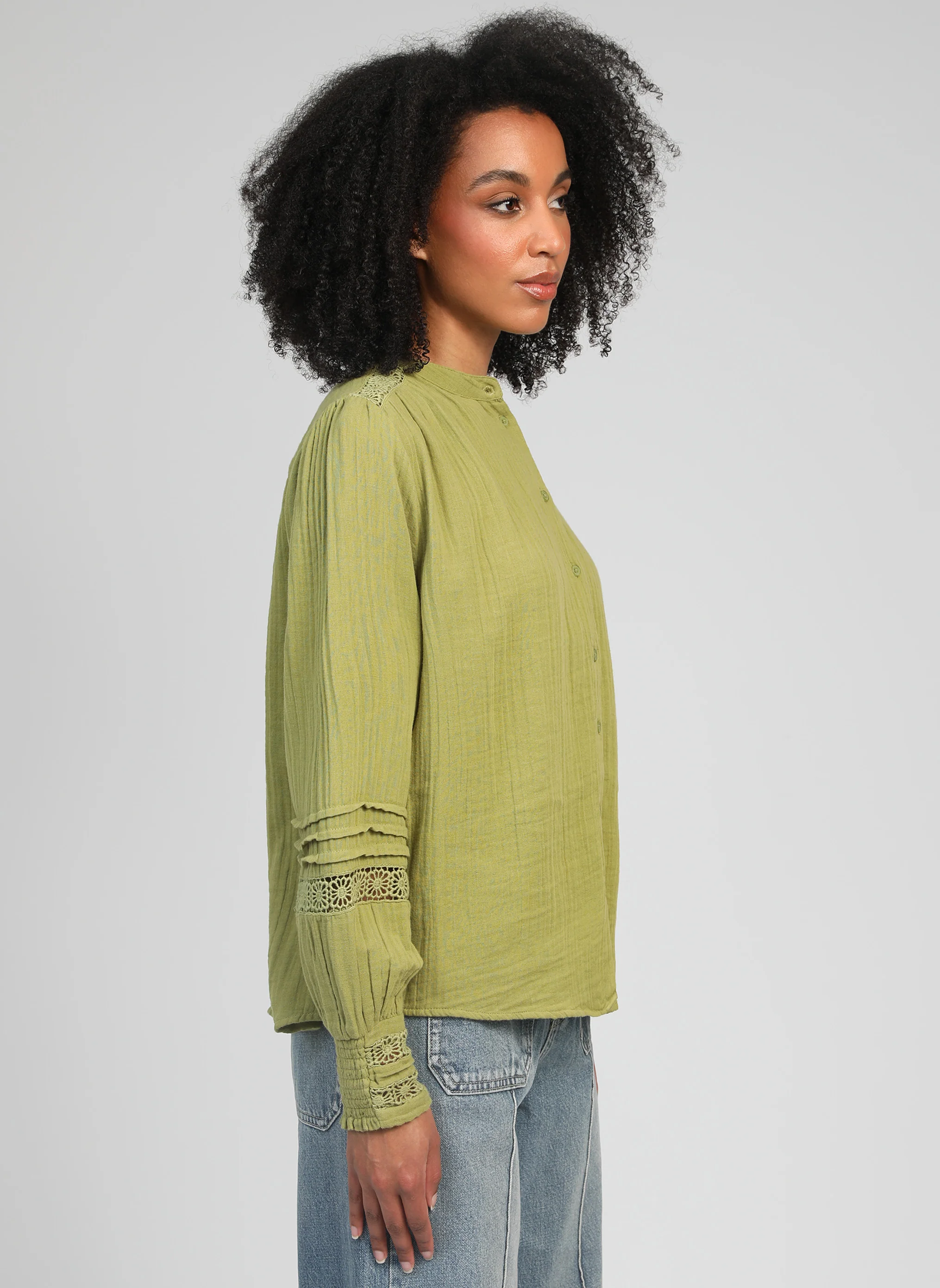 CHEMISE SOJANYLA tilleul - Image 3