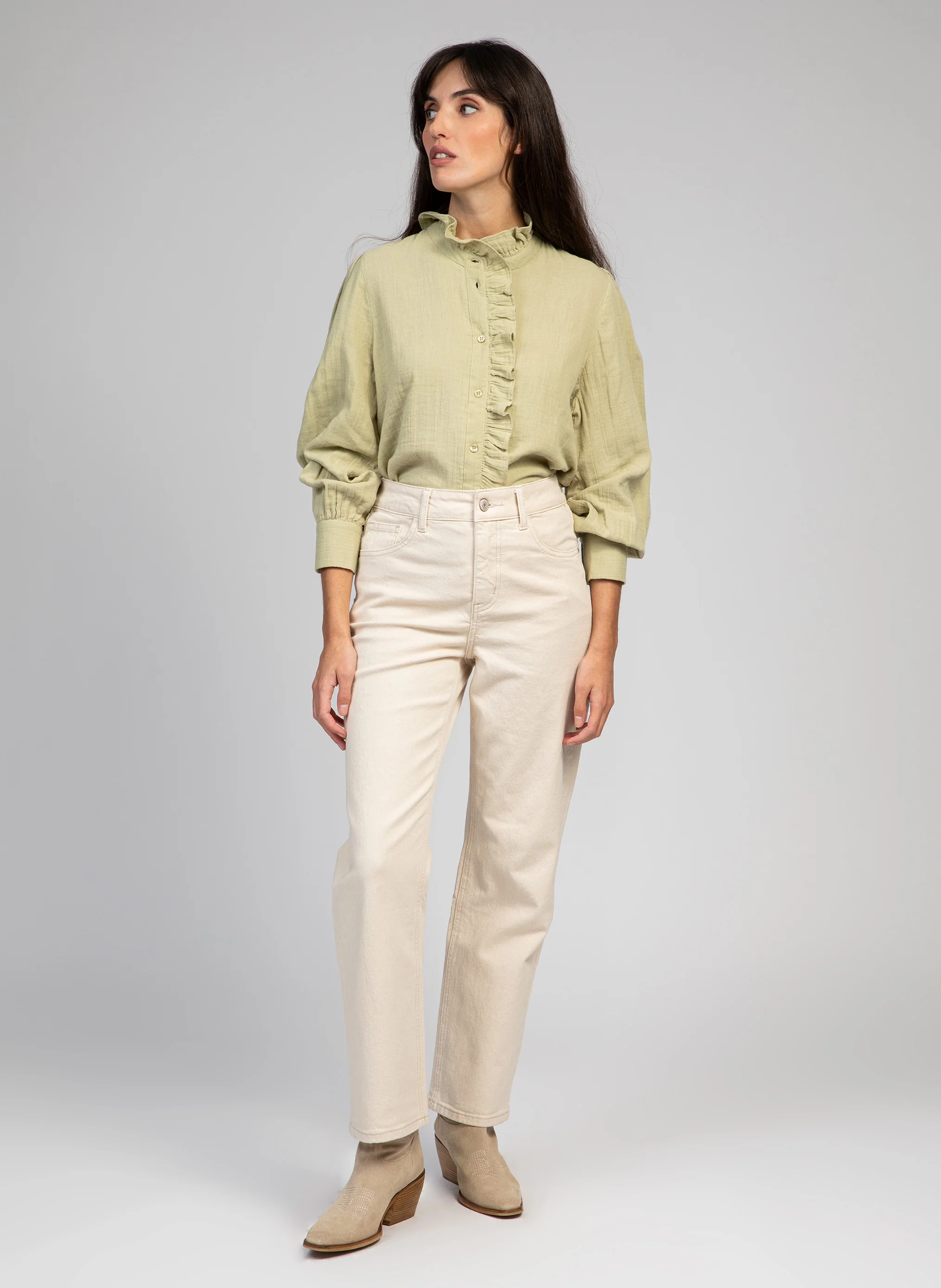 CHEMISE STEFOU amande - Image 4