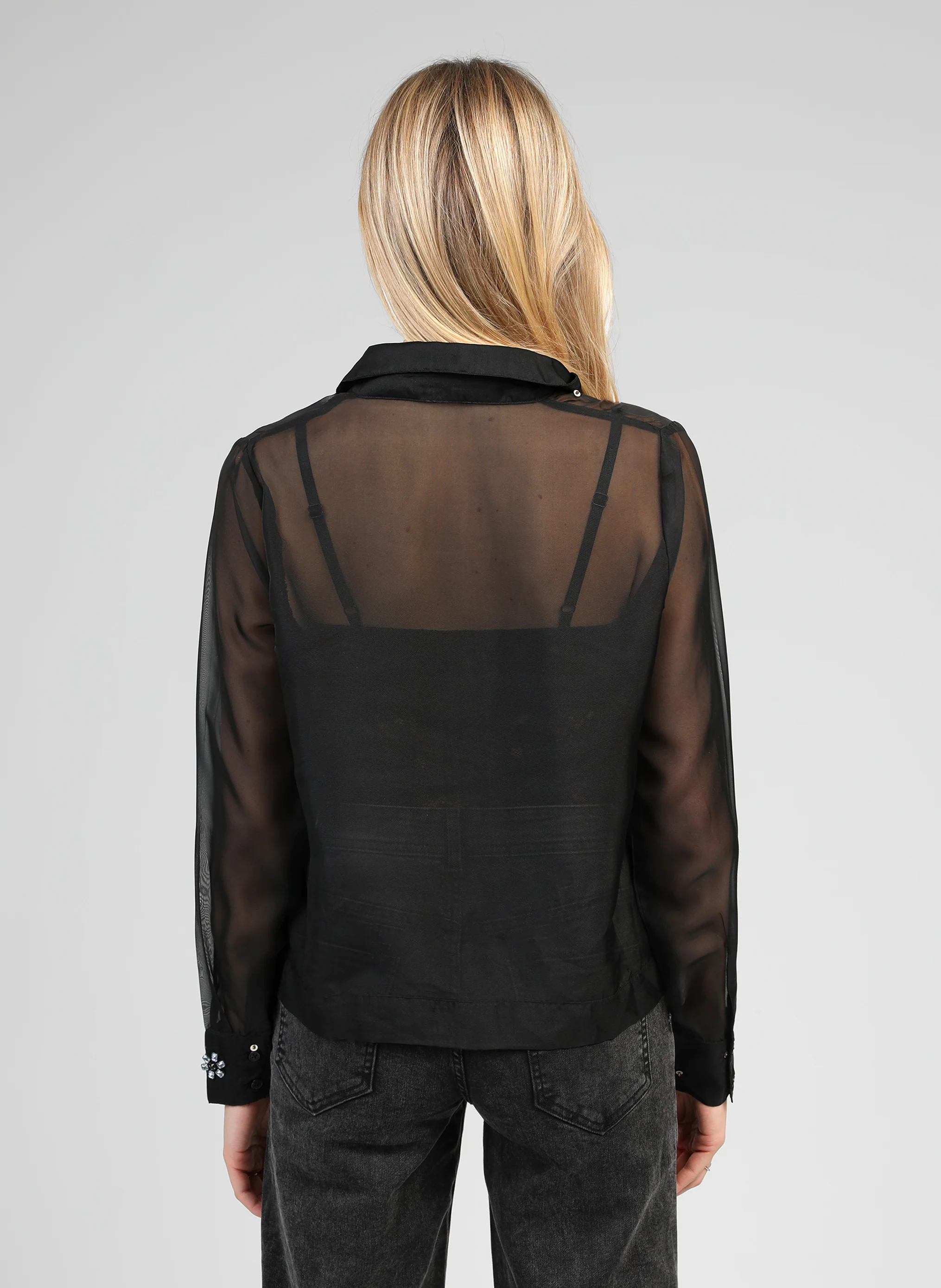 CHEMISE STELINA noir - Image 4