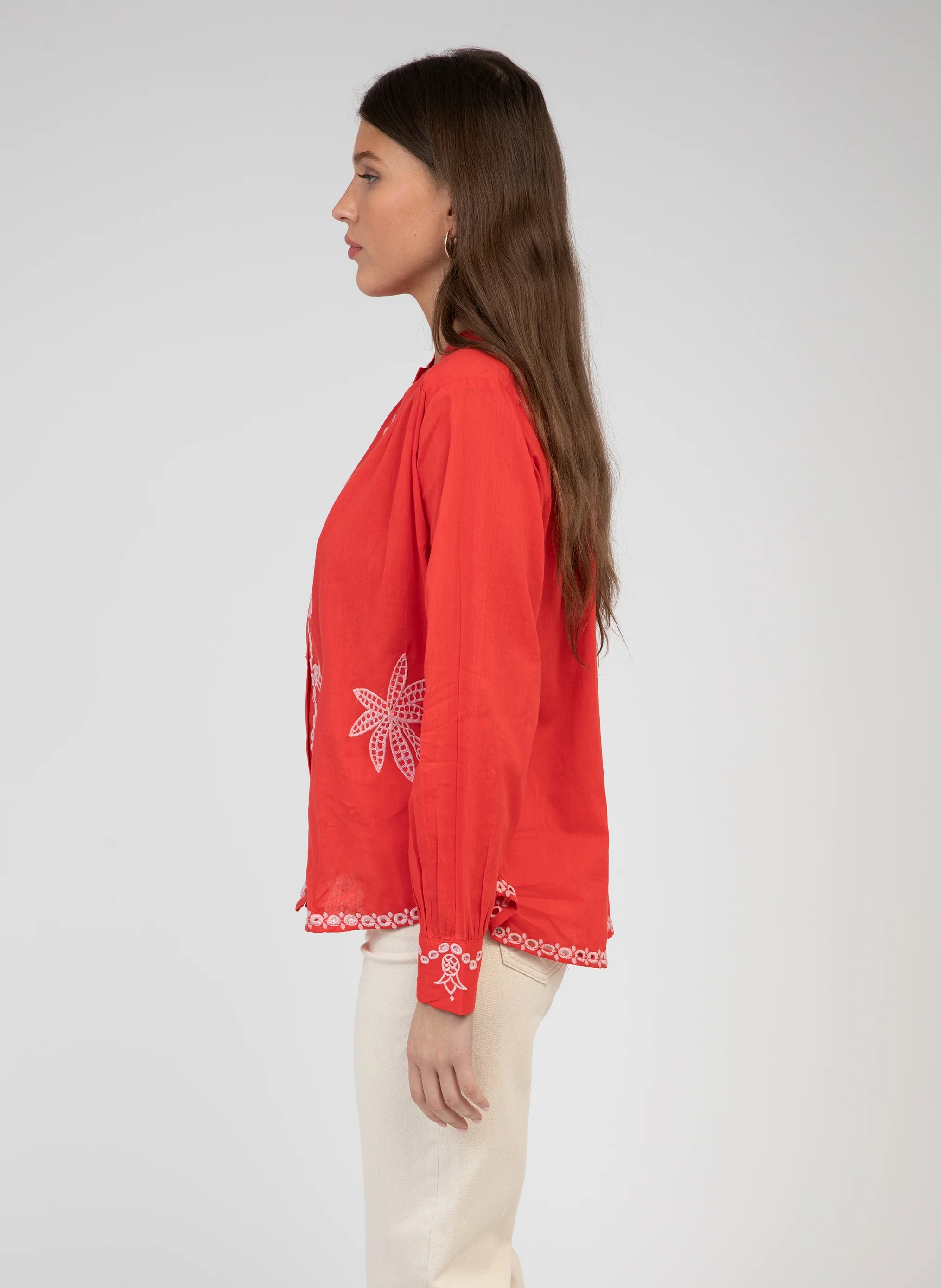 CHEMISE STEVANIA rouge - Image 3