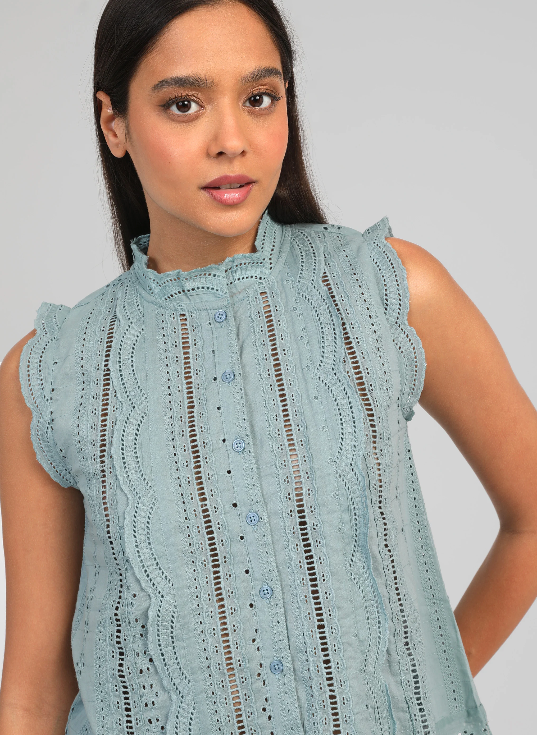 CHEMISE SUZAYA nuage - Image 2