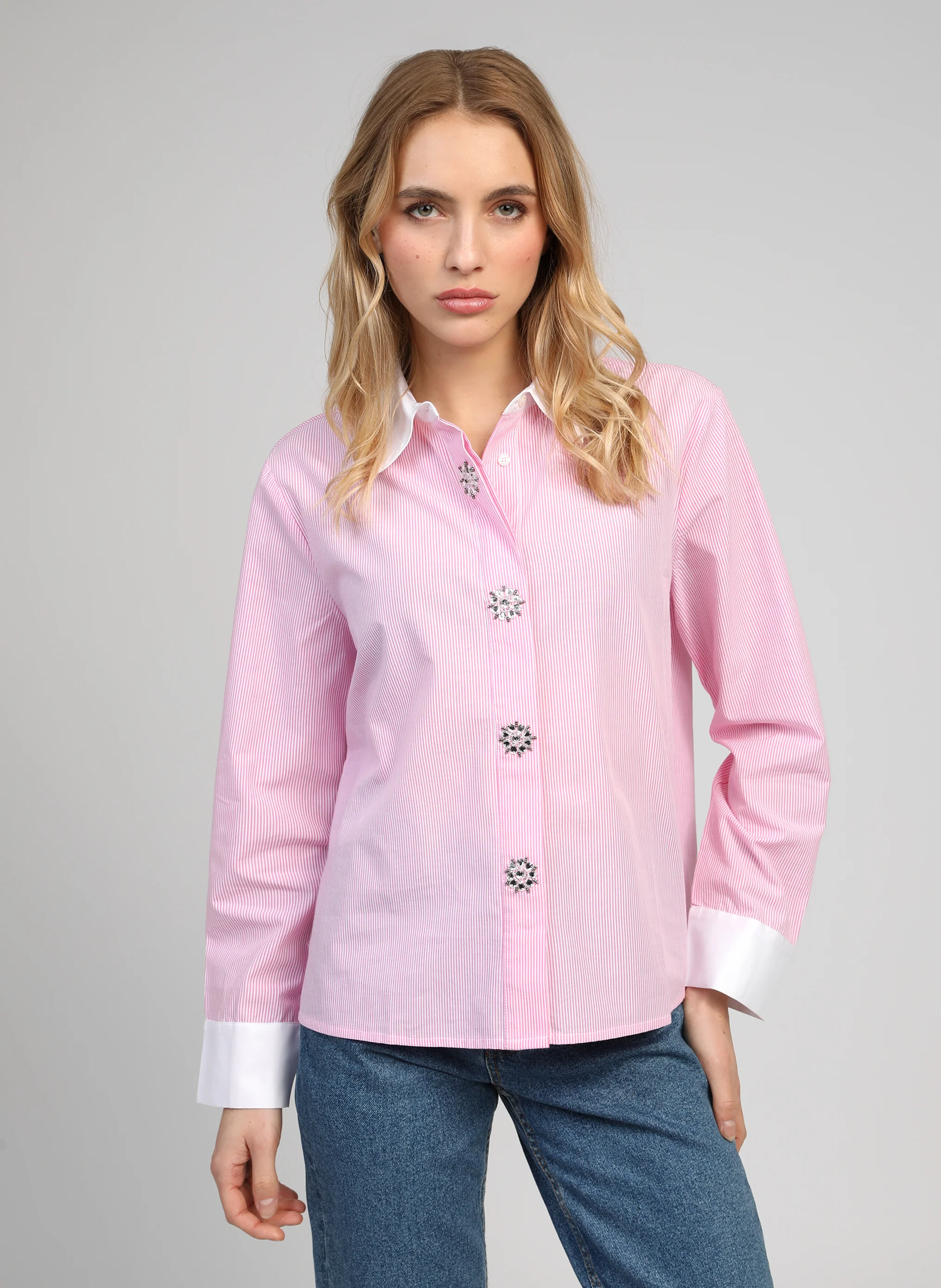 CHEMISE SYLANA rose