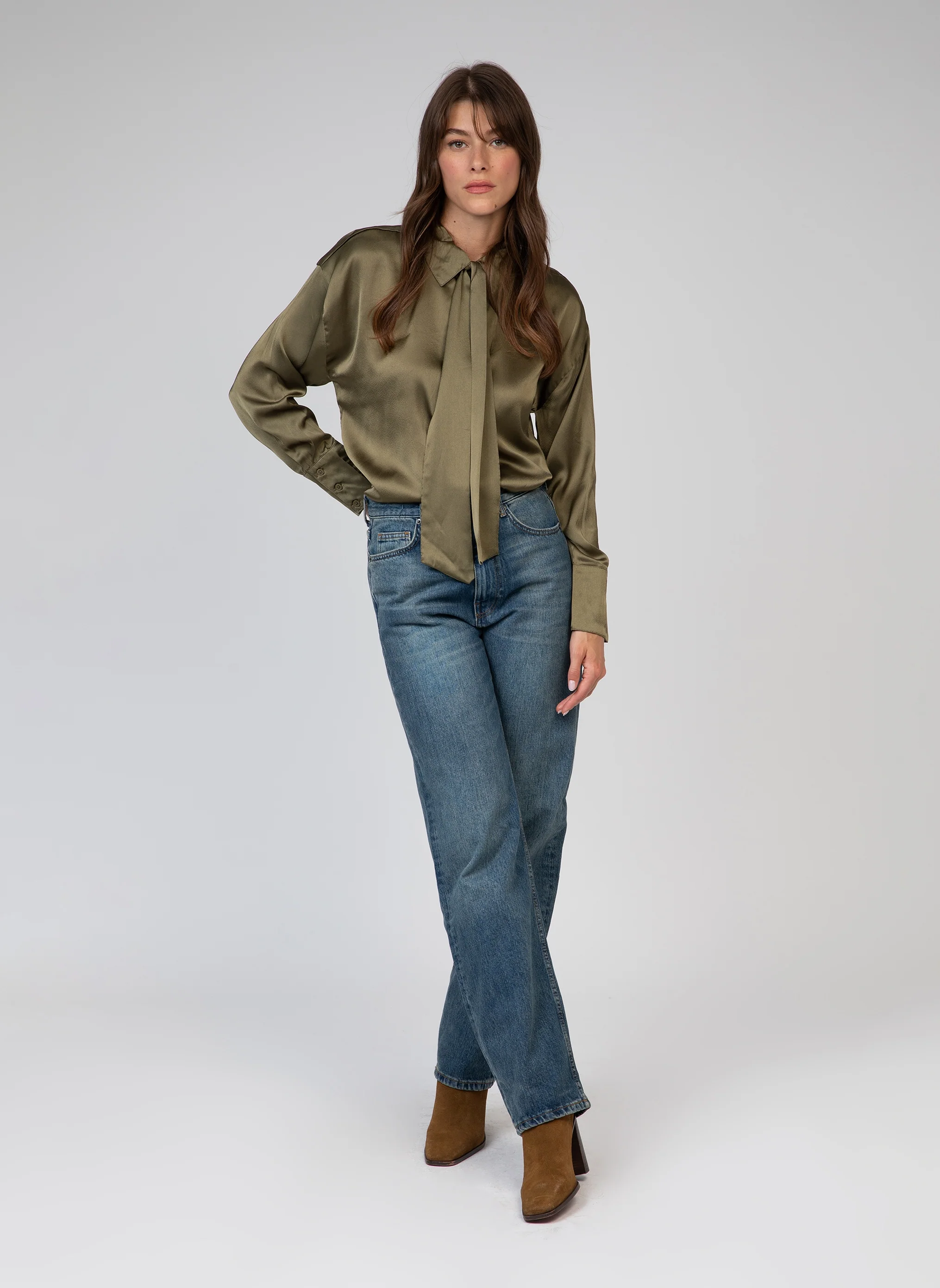 CHEMISE SYLVANOA army - Image 6