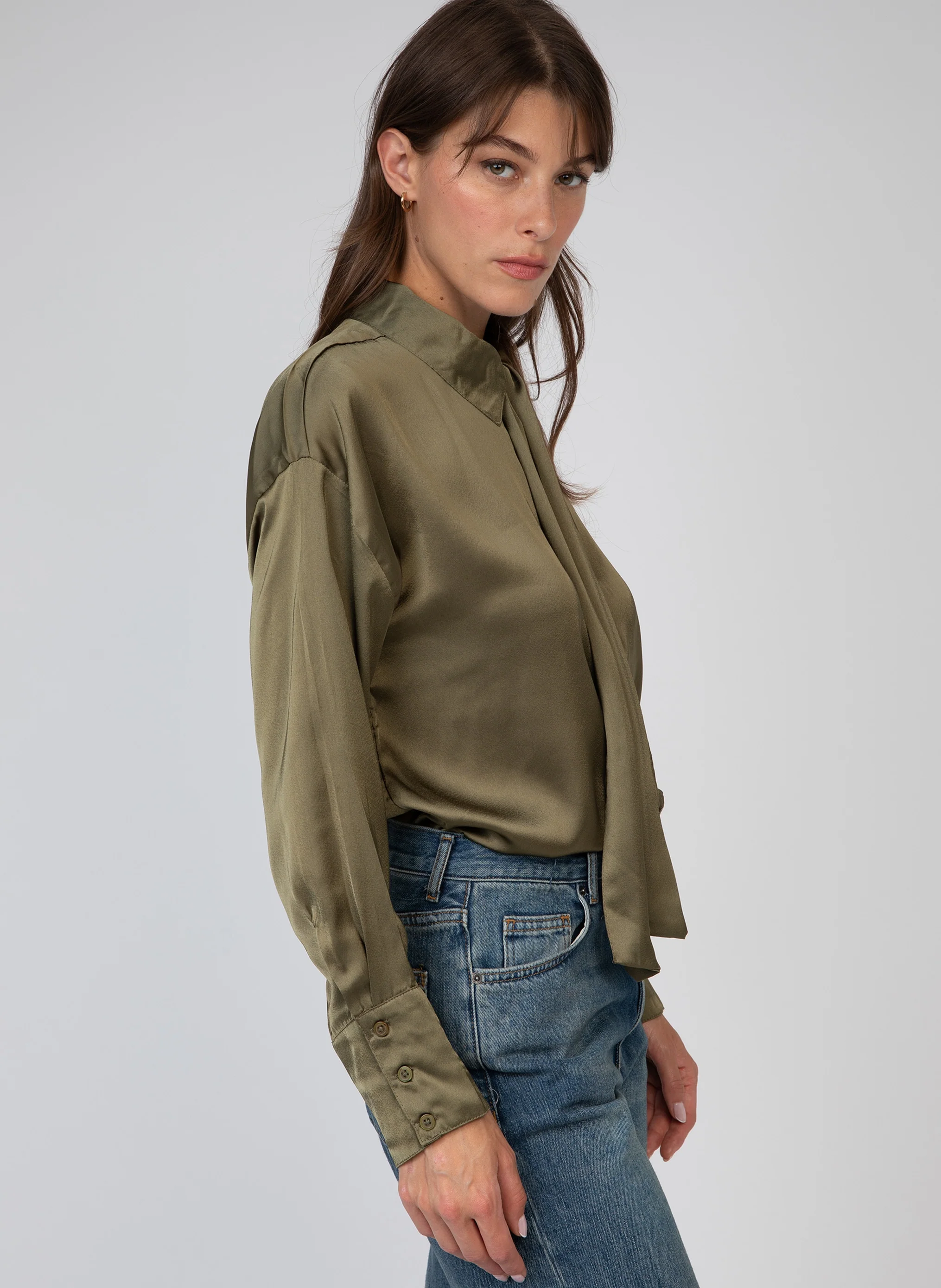 CHEMISE SYLVANOA army - Image 7