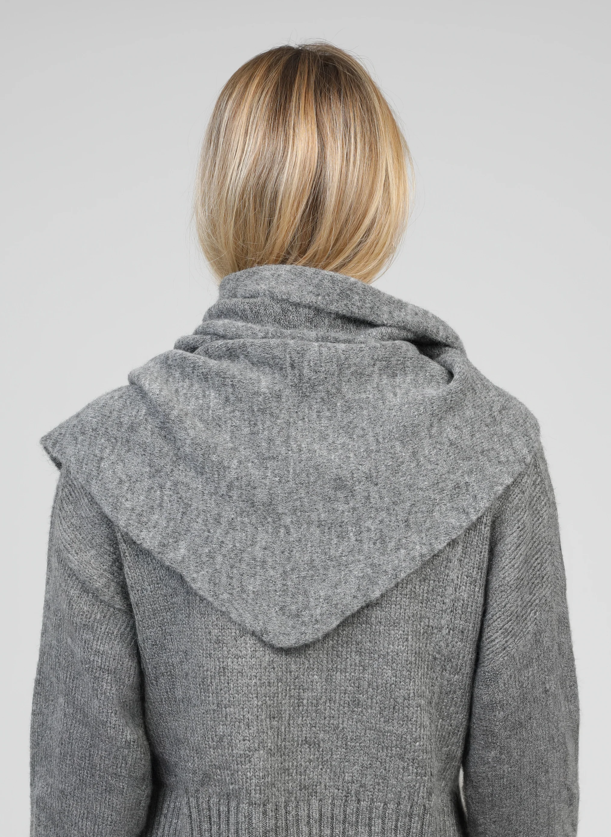 ECHARPE FRAGOLA gris chiné - Image 4