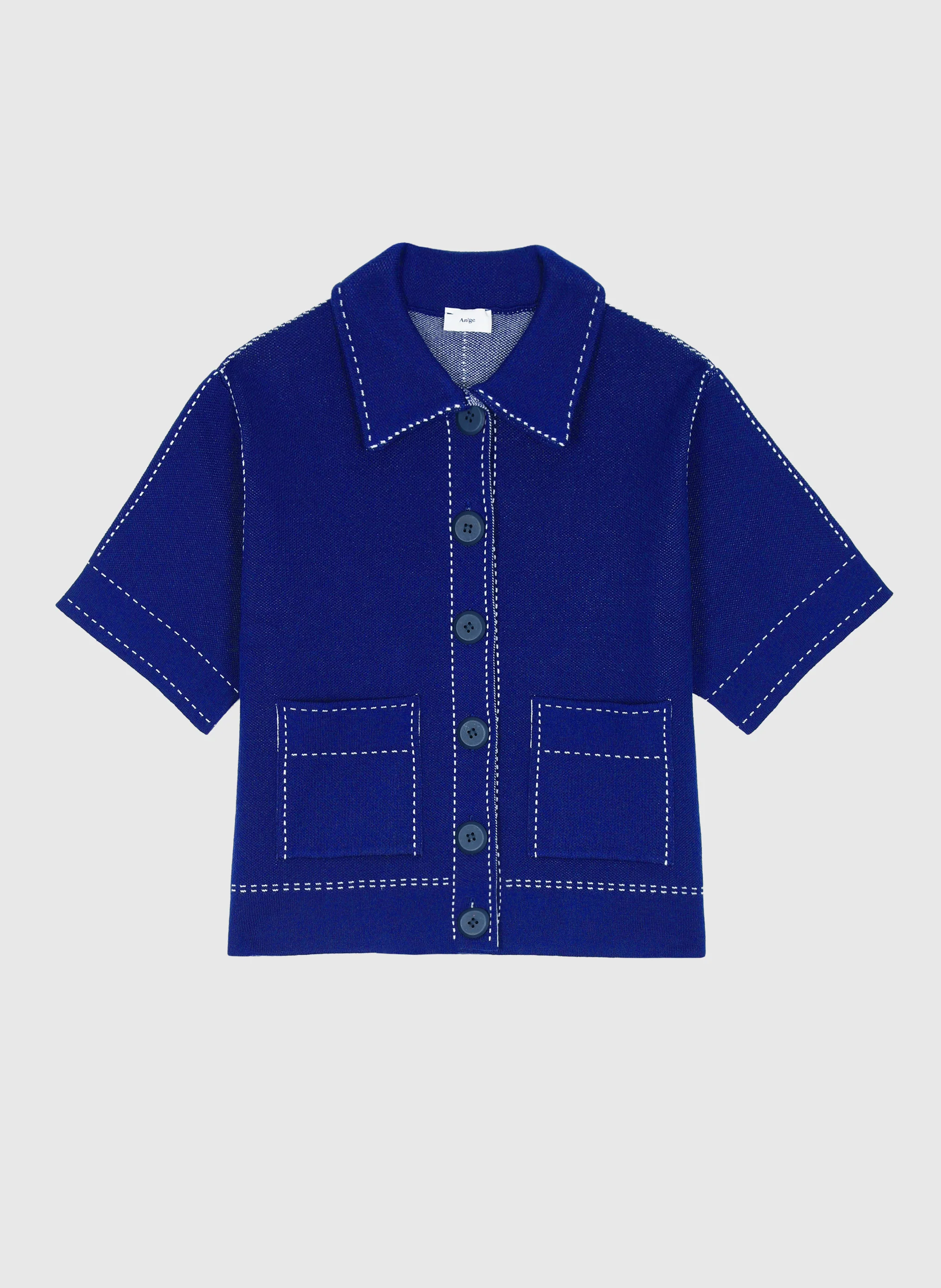 GILET LEBILLY cobalt