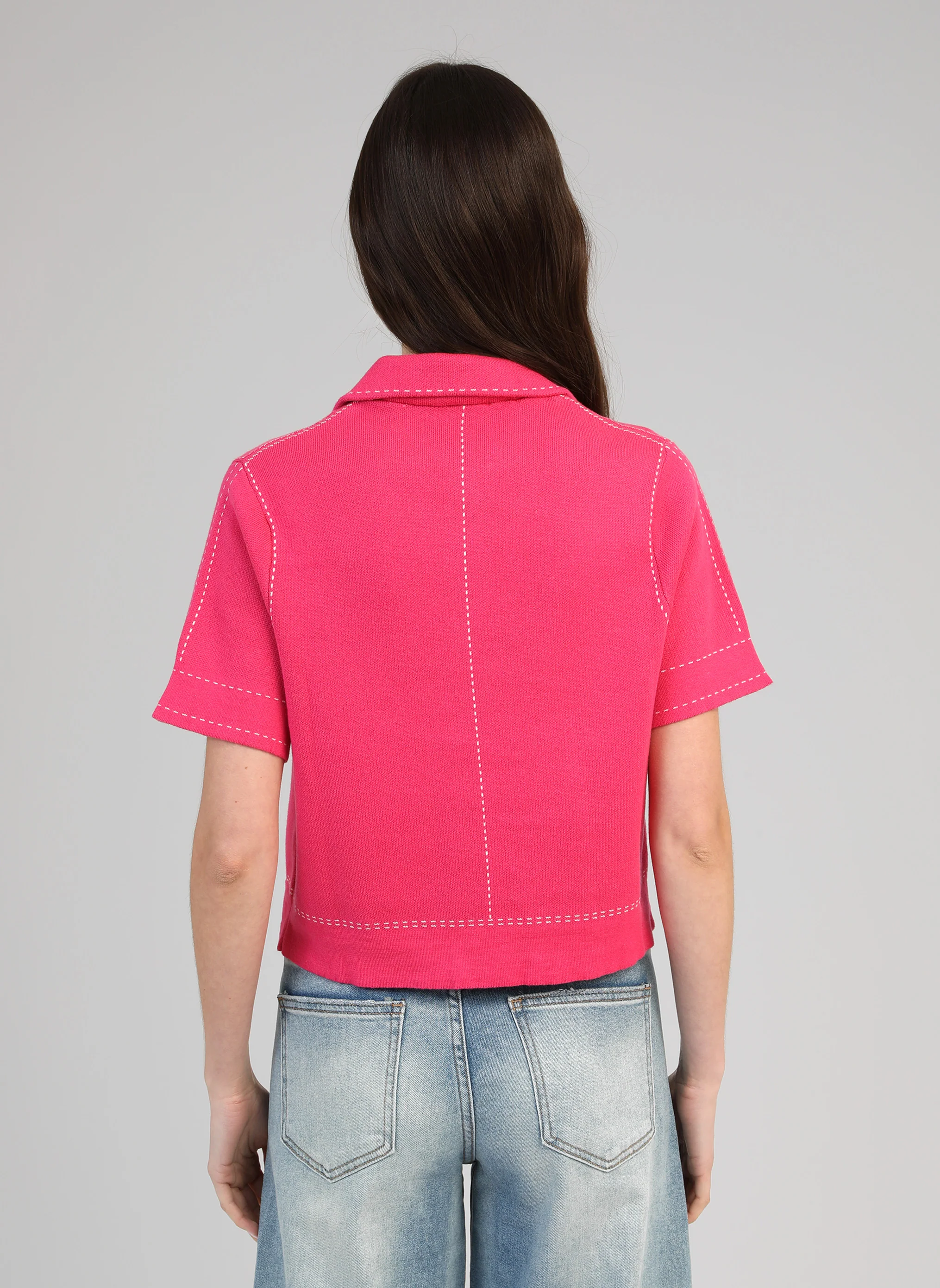 GILET LEBILLY fushia - Image 4