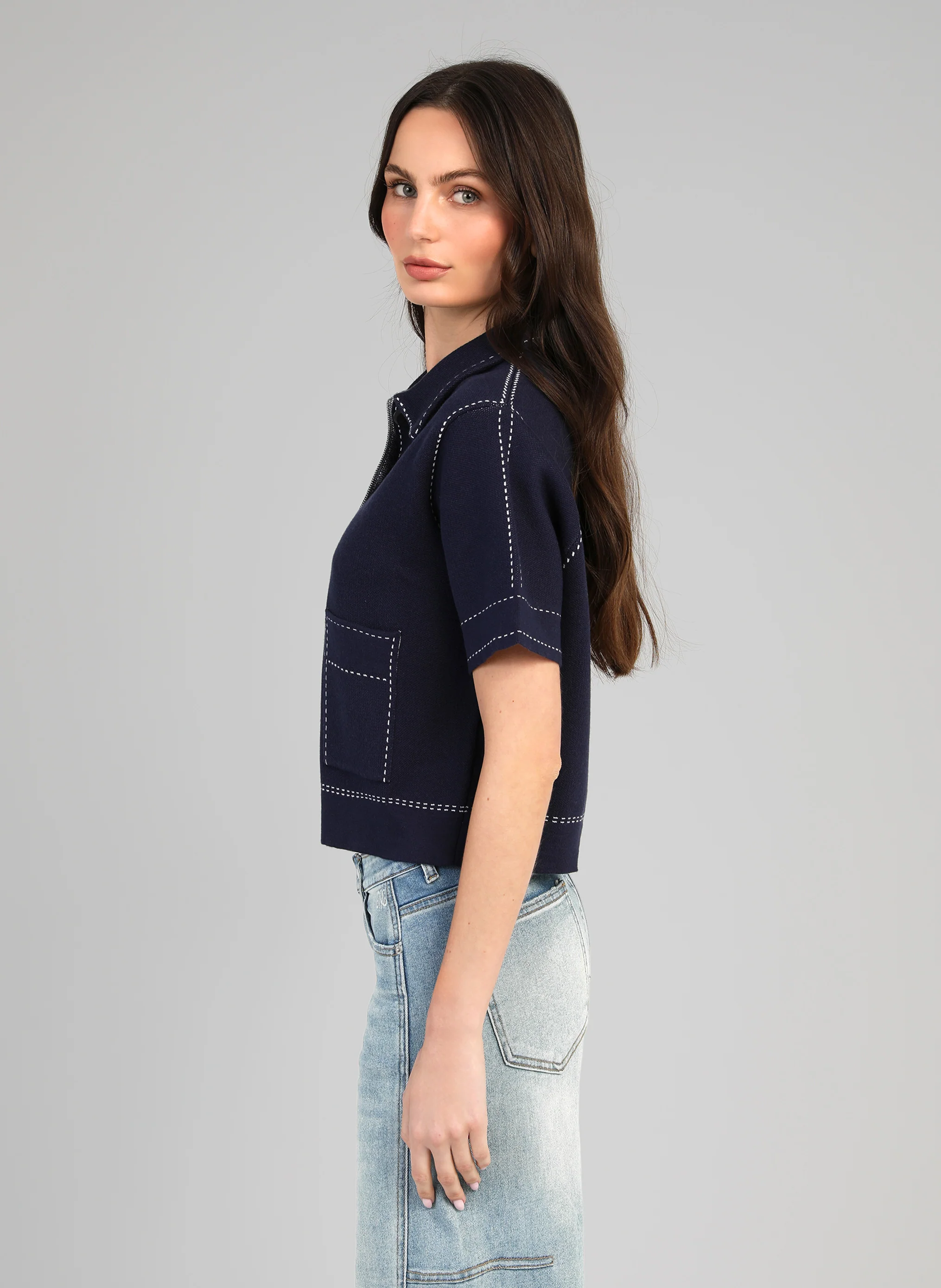 GILET LEBILLY marine - Image 3