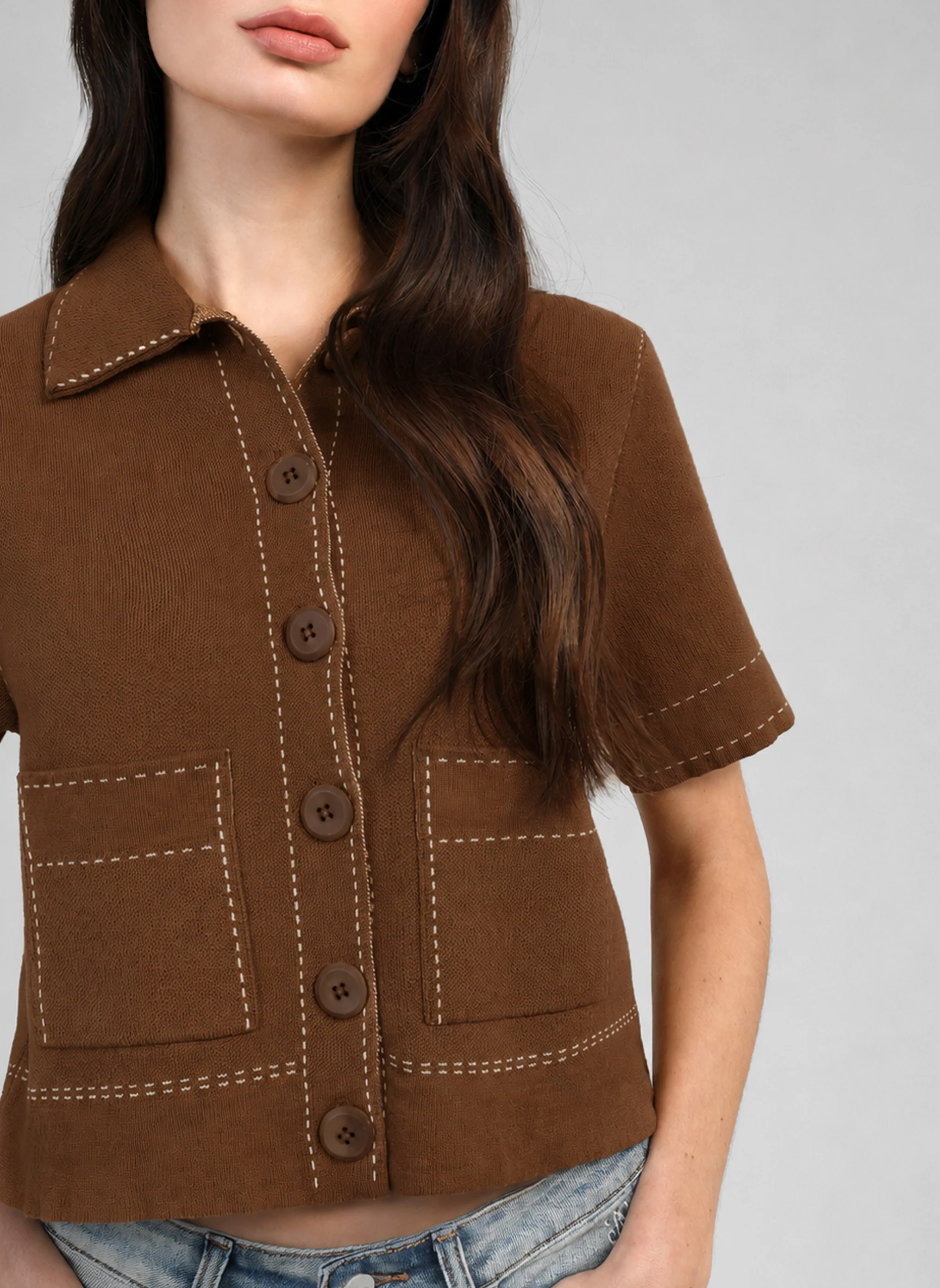 GILET LEBILLY marron - Image 2