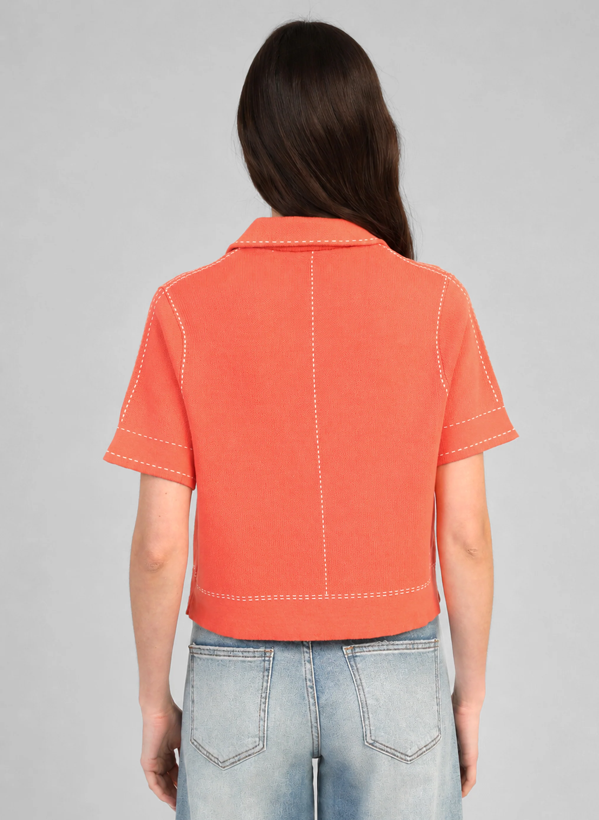 GILET LEBILLY piment - Image 4