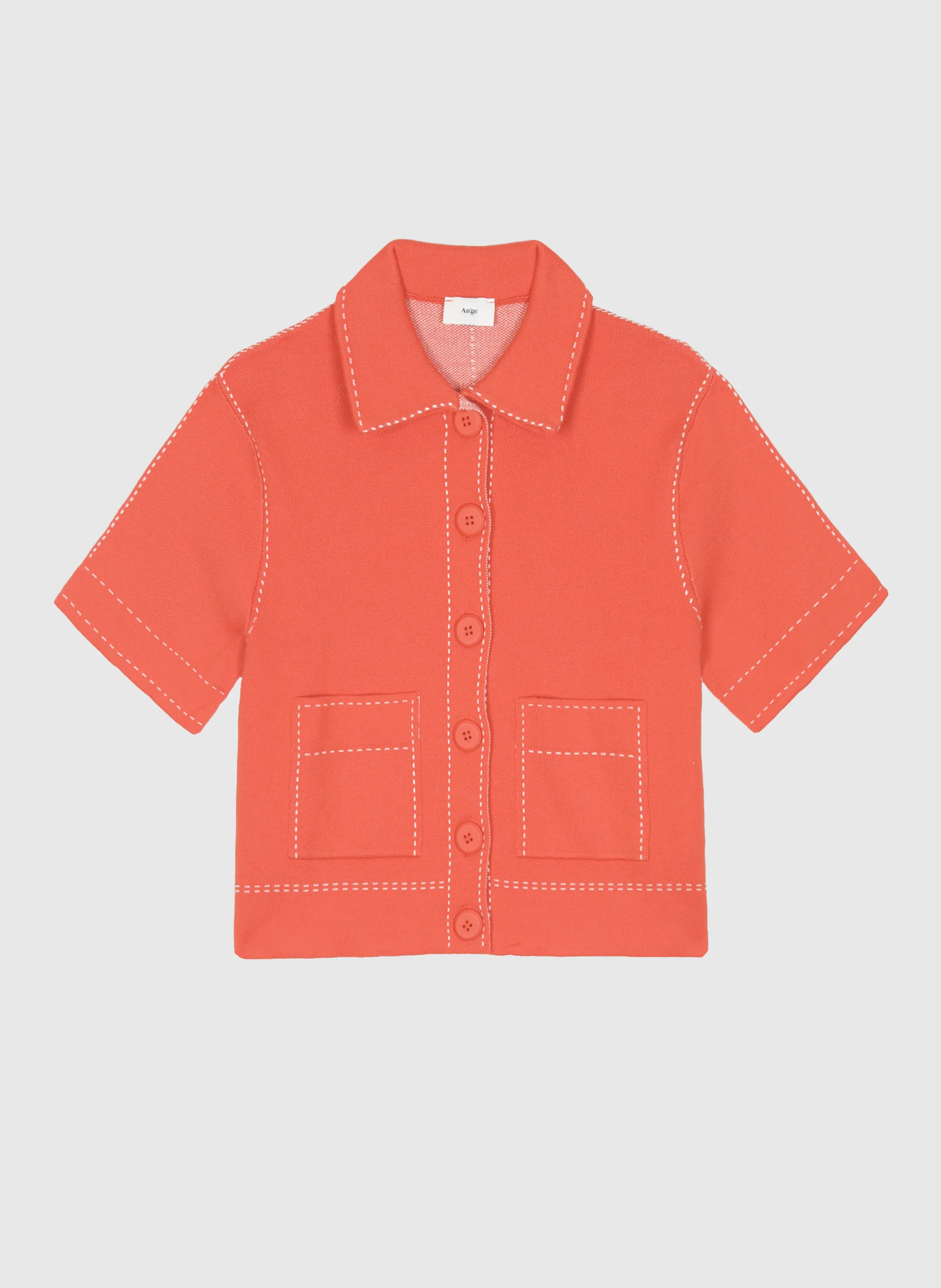 GILET LEBILLY piment - Image 5