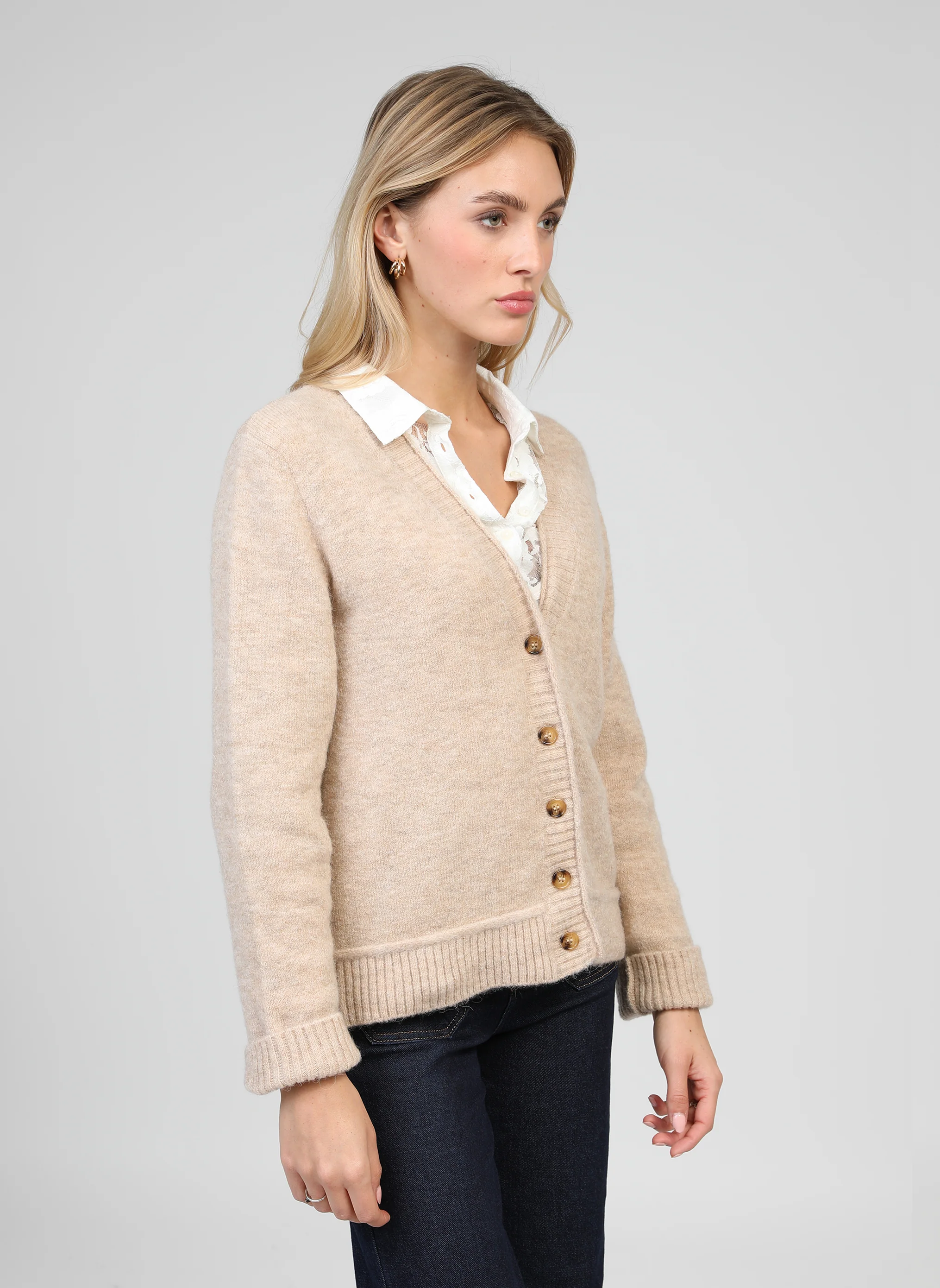 GILET LEBORA beige - Image 3