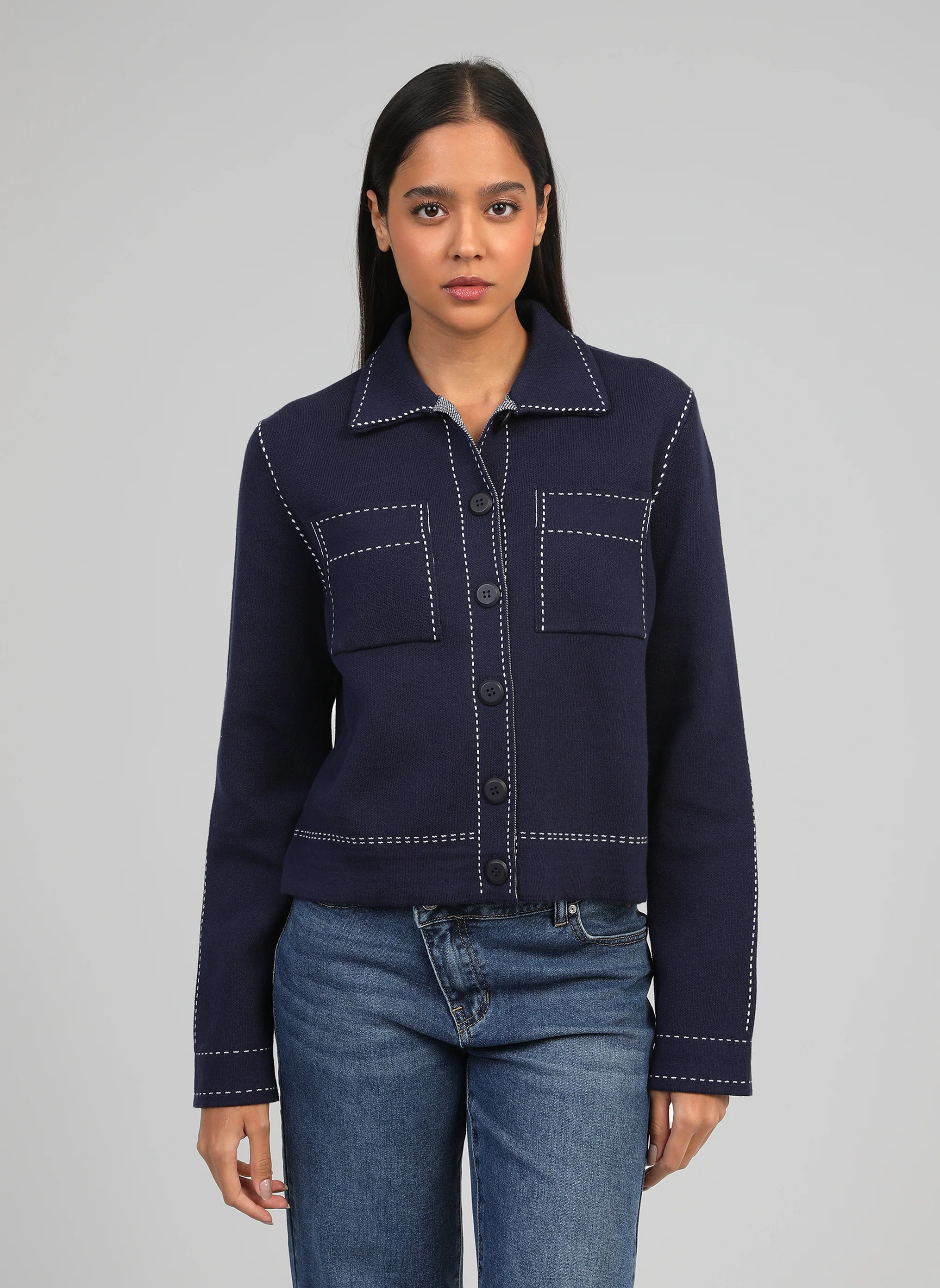 GILET LECLINT marine