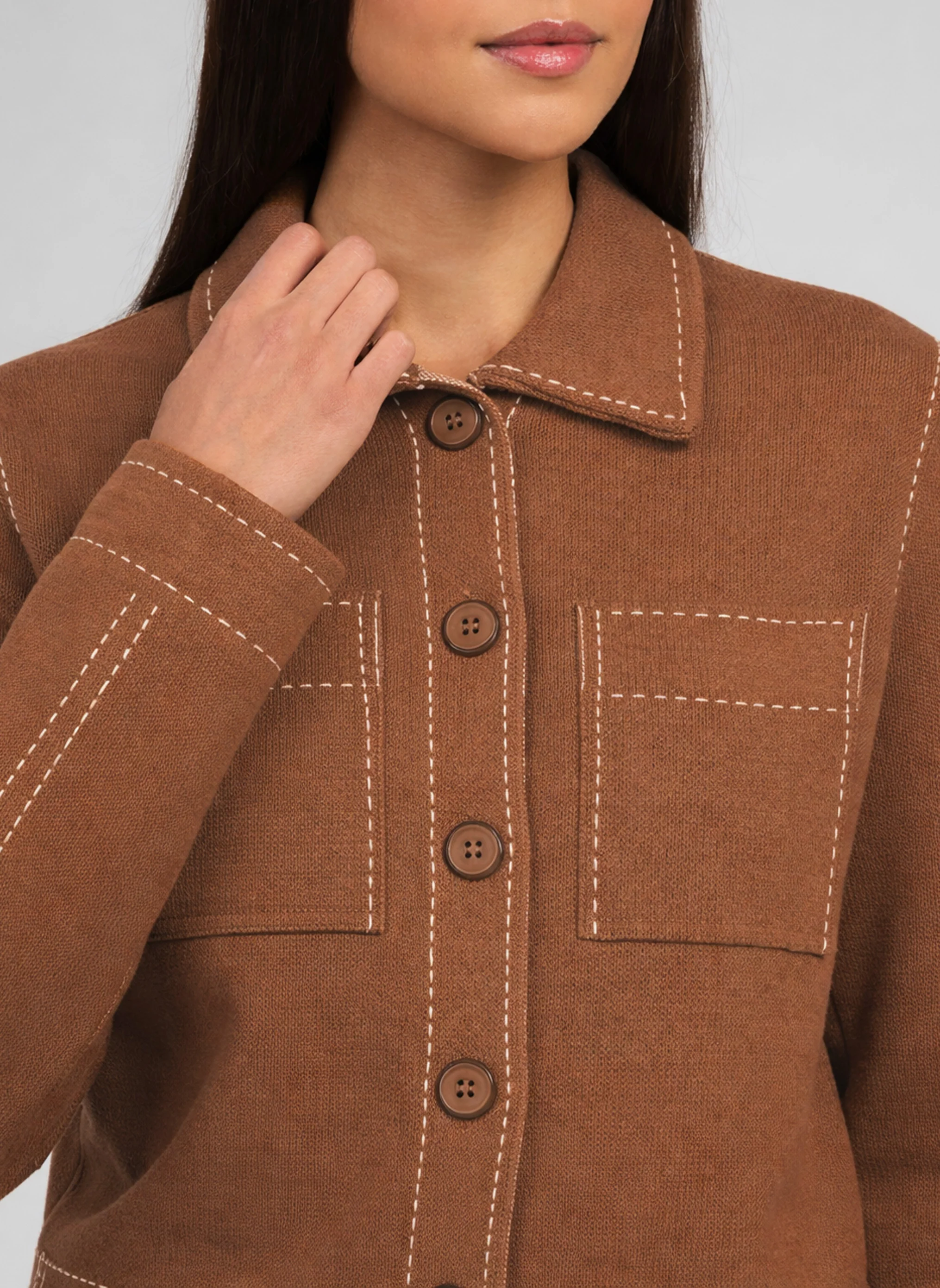 GILET LECLINT marron - Image 2