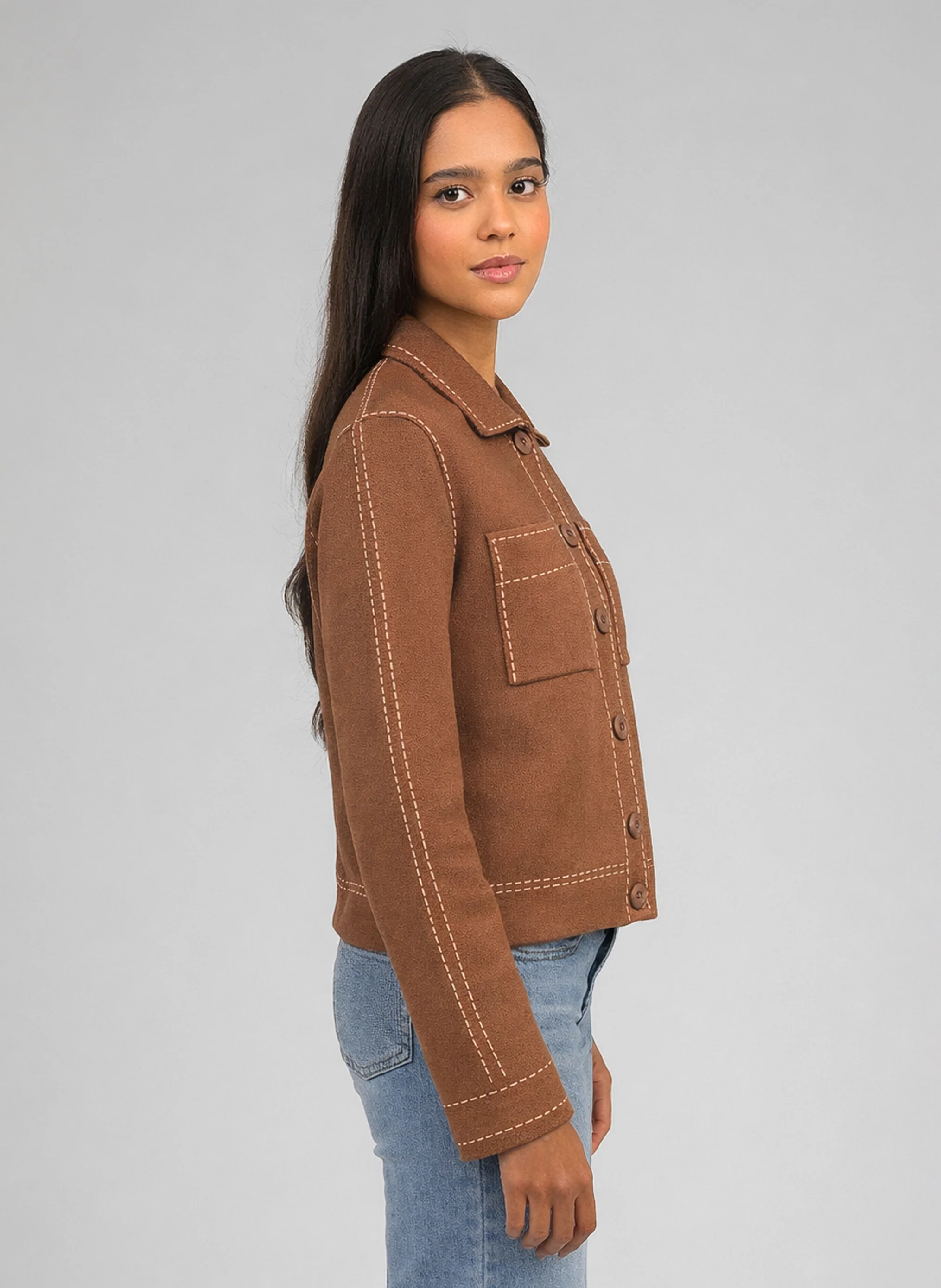 GILET LECLINT marron - Image 3