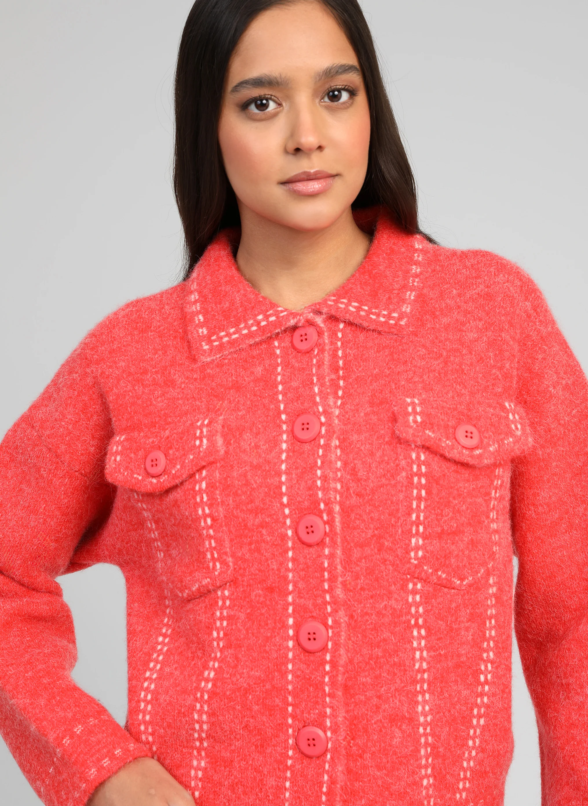 GILET LECODY coquelicot - Image 2