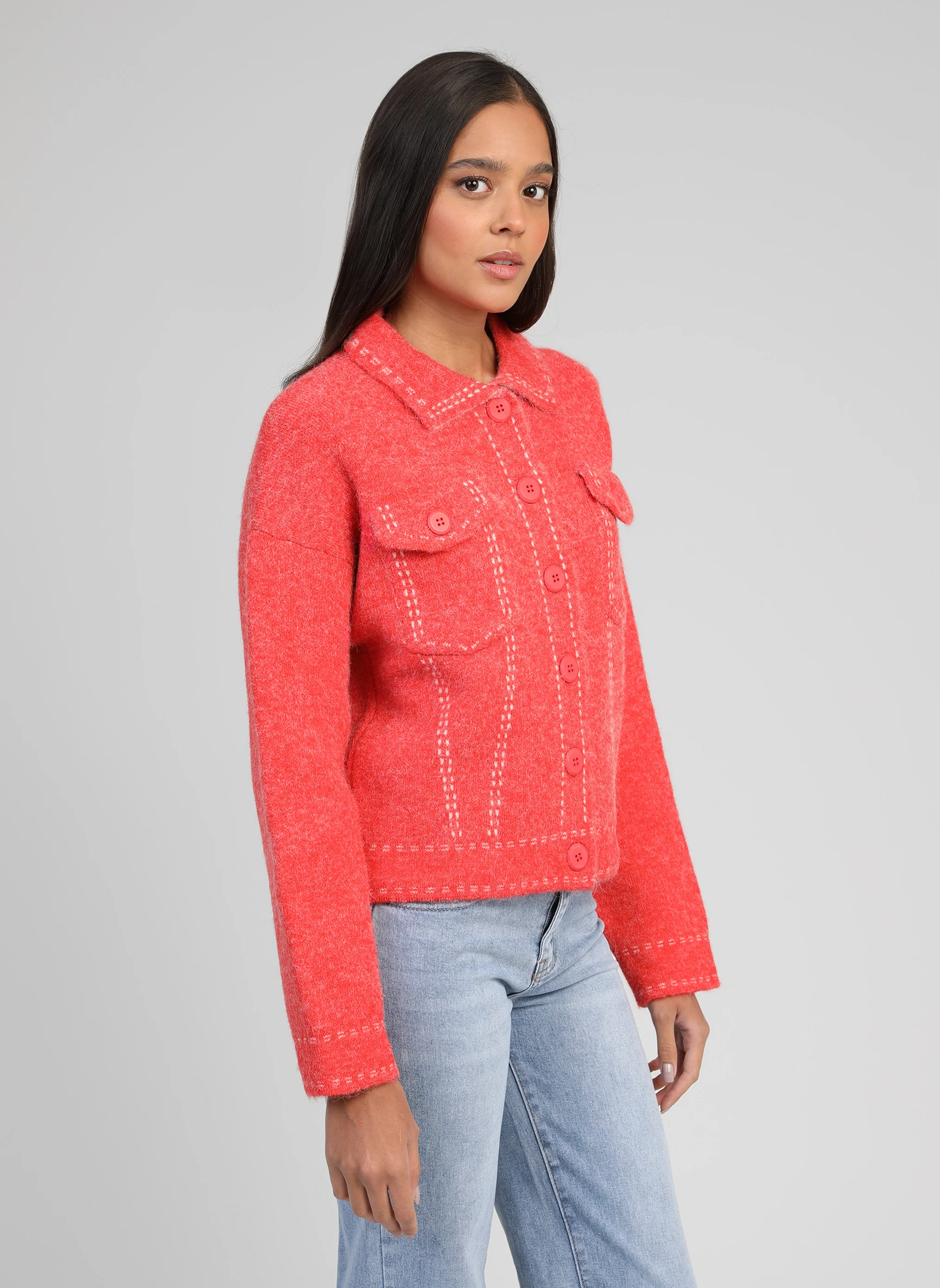 GILET LECODY coquelicot - Image 3