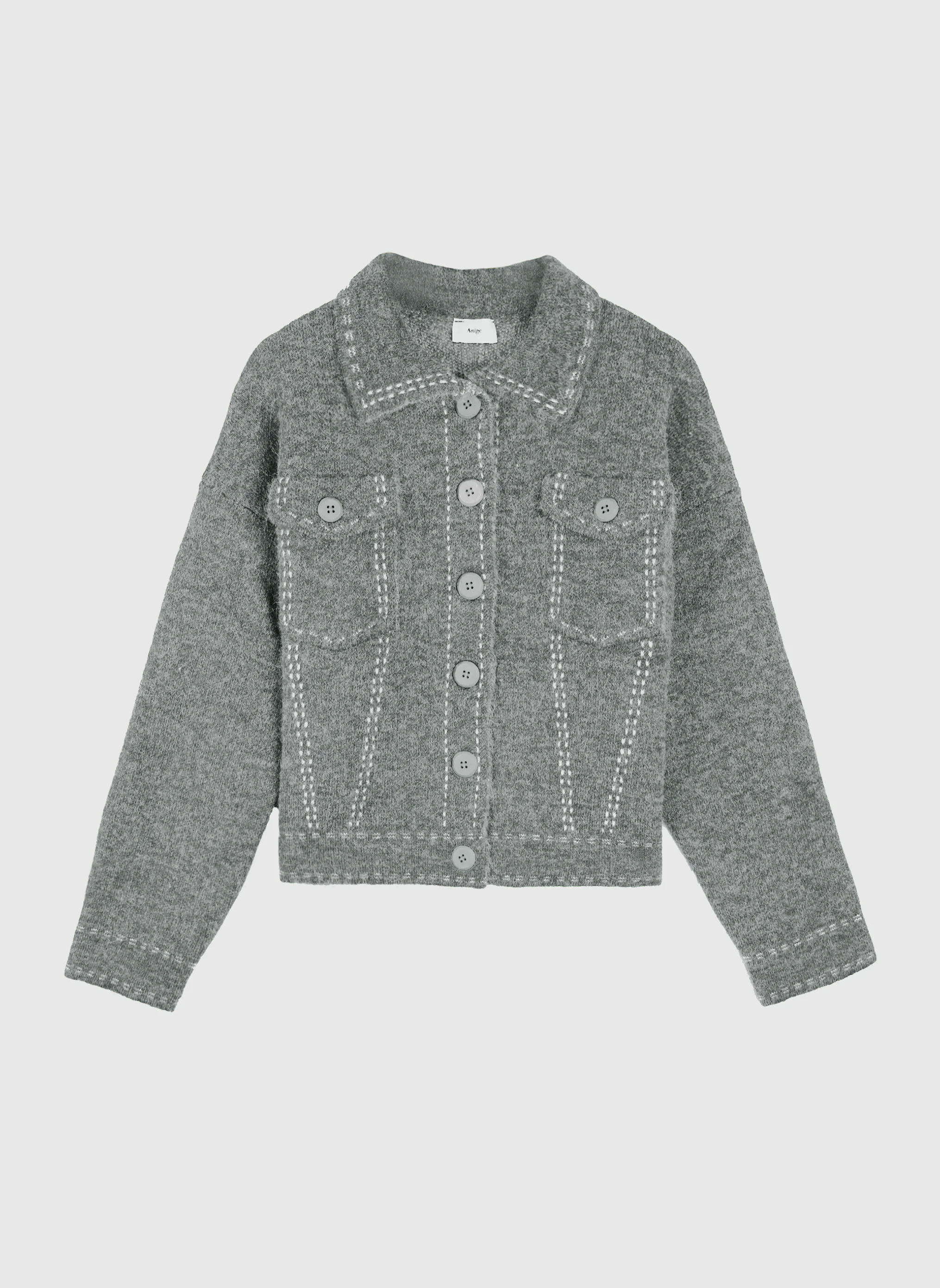 GILET LECODY gris chiné - Image 5
