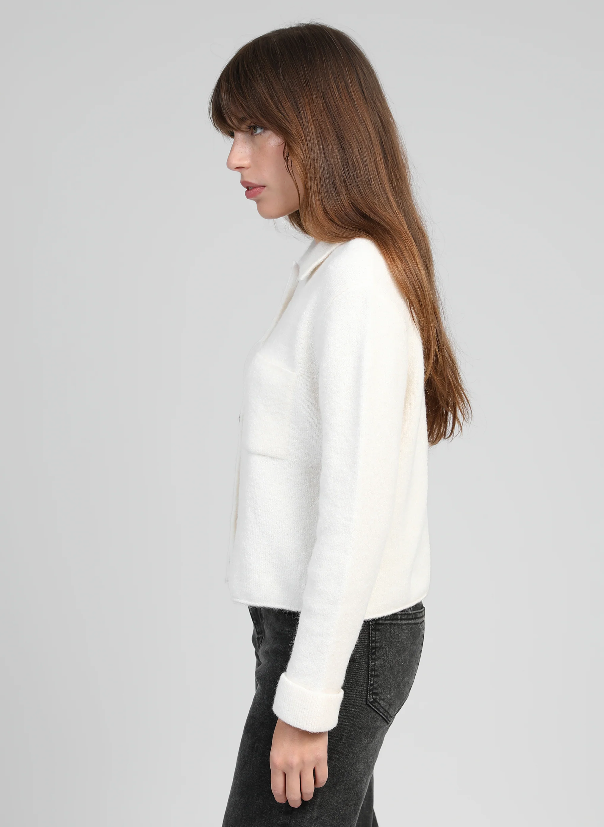 GILET LEVALIE ecru - Image 3