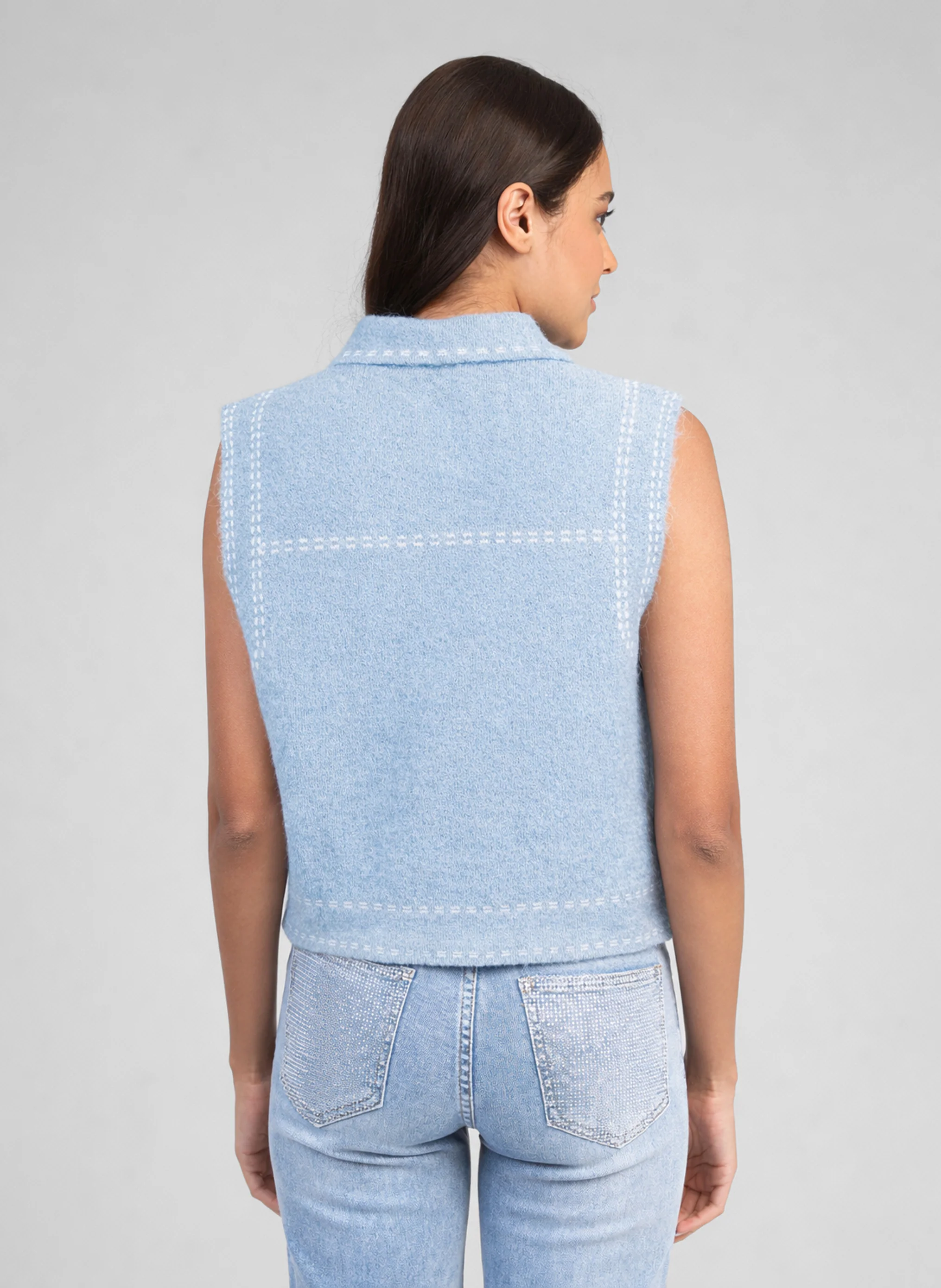 GILET LEWAYNE ciel - Image 4