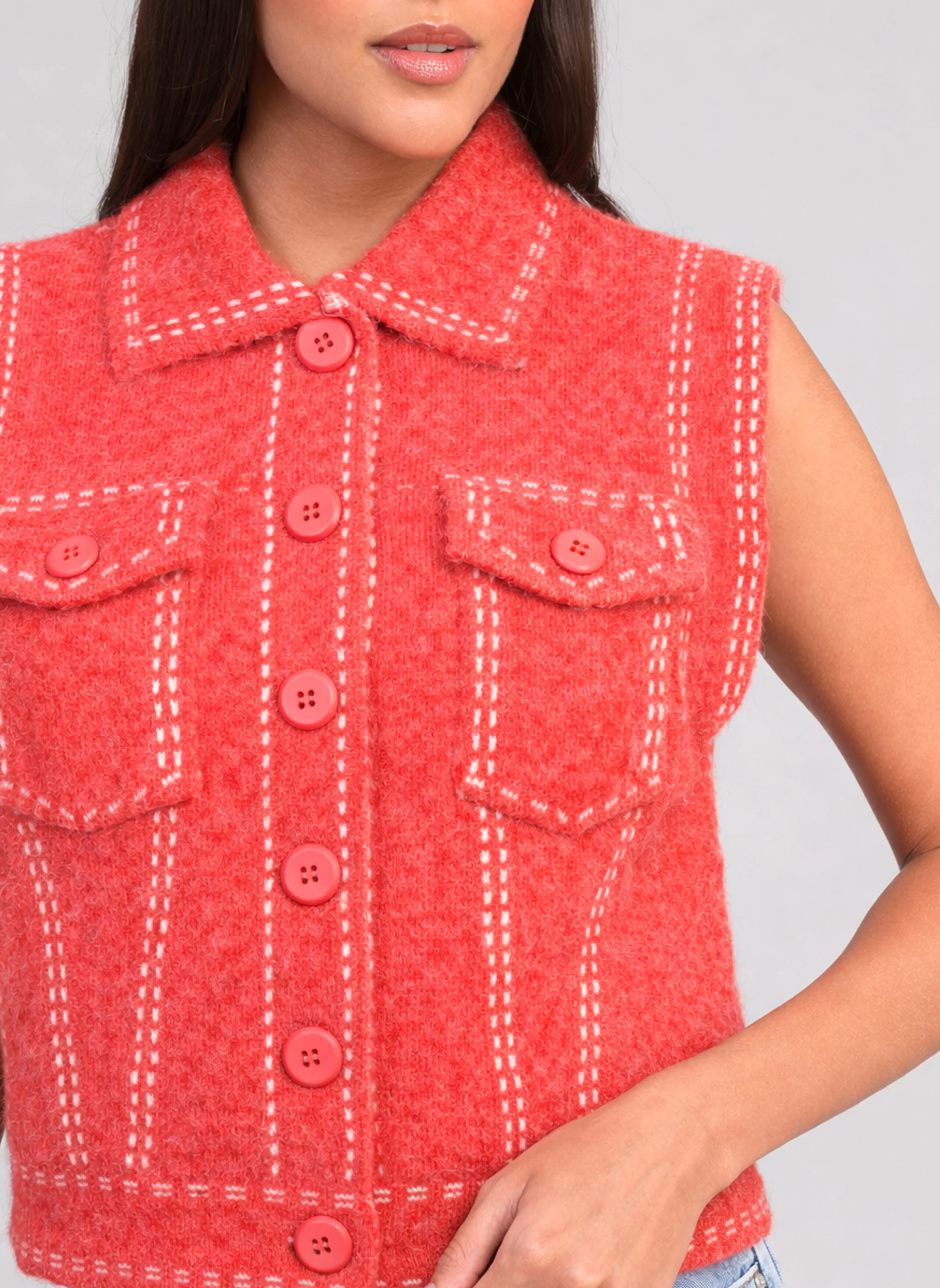 GILET LEWAYNE coquelicot - Image 2
