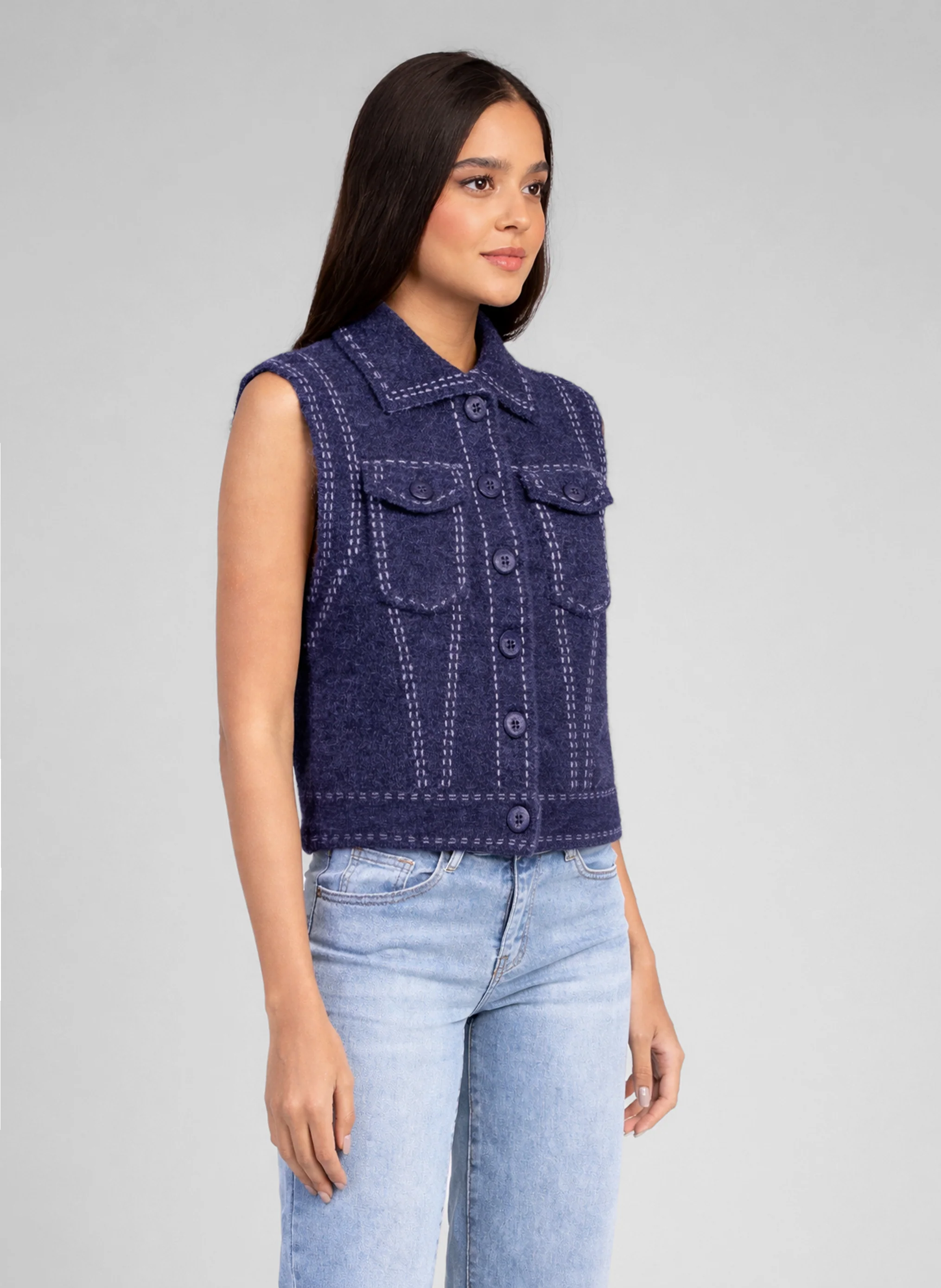 GILET LEWAYNE marine - Image 3