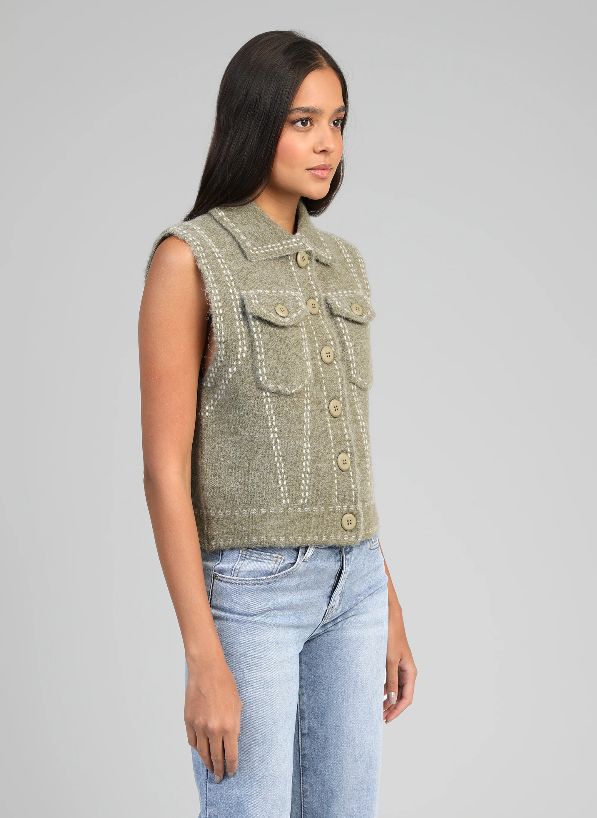 GILET LEWAYNE tilleul - Image 3