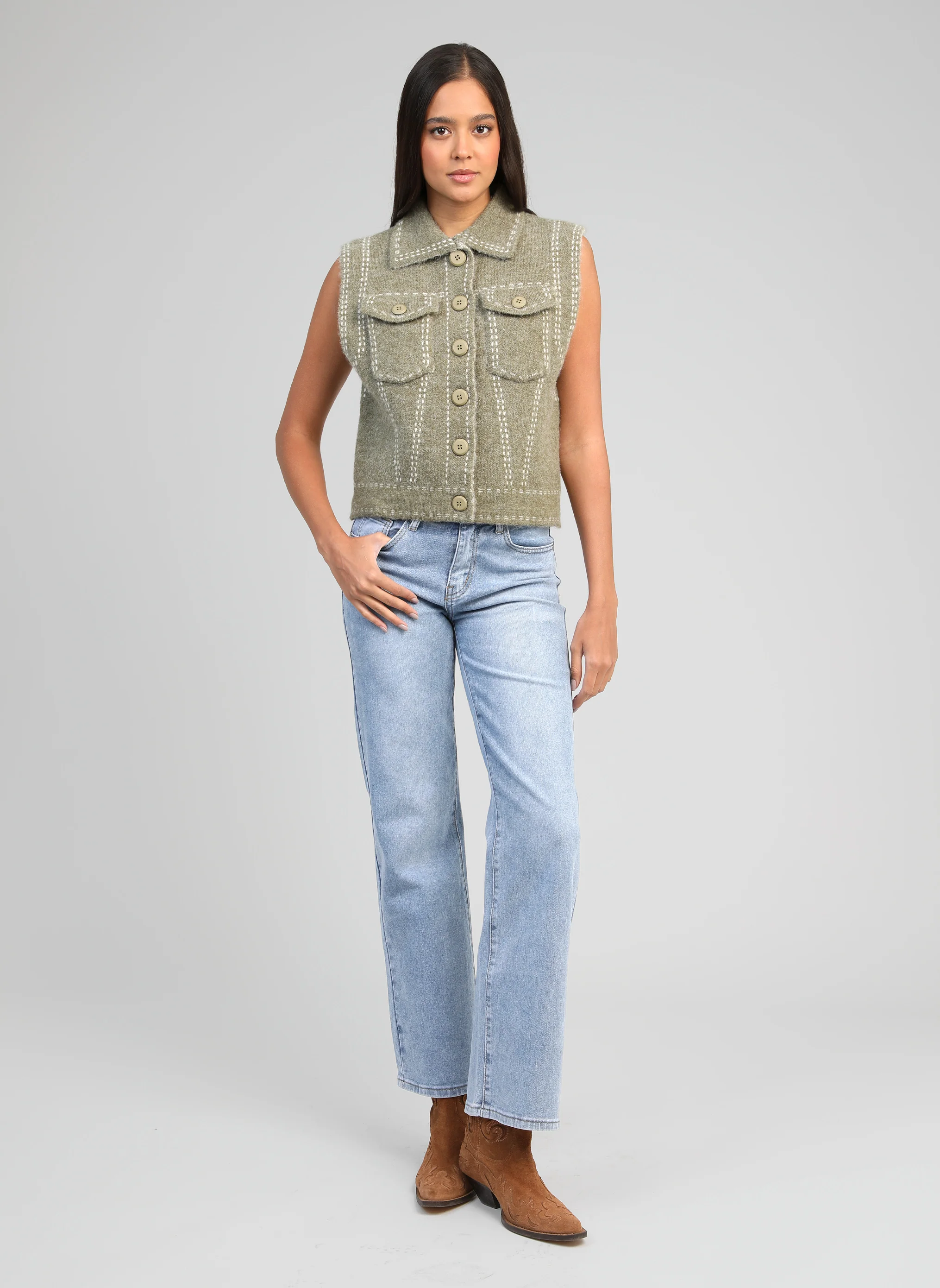 GILET LEWAYNE tilleul - Image 5