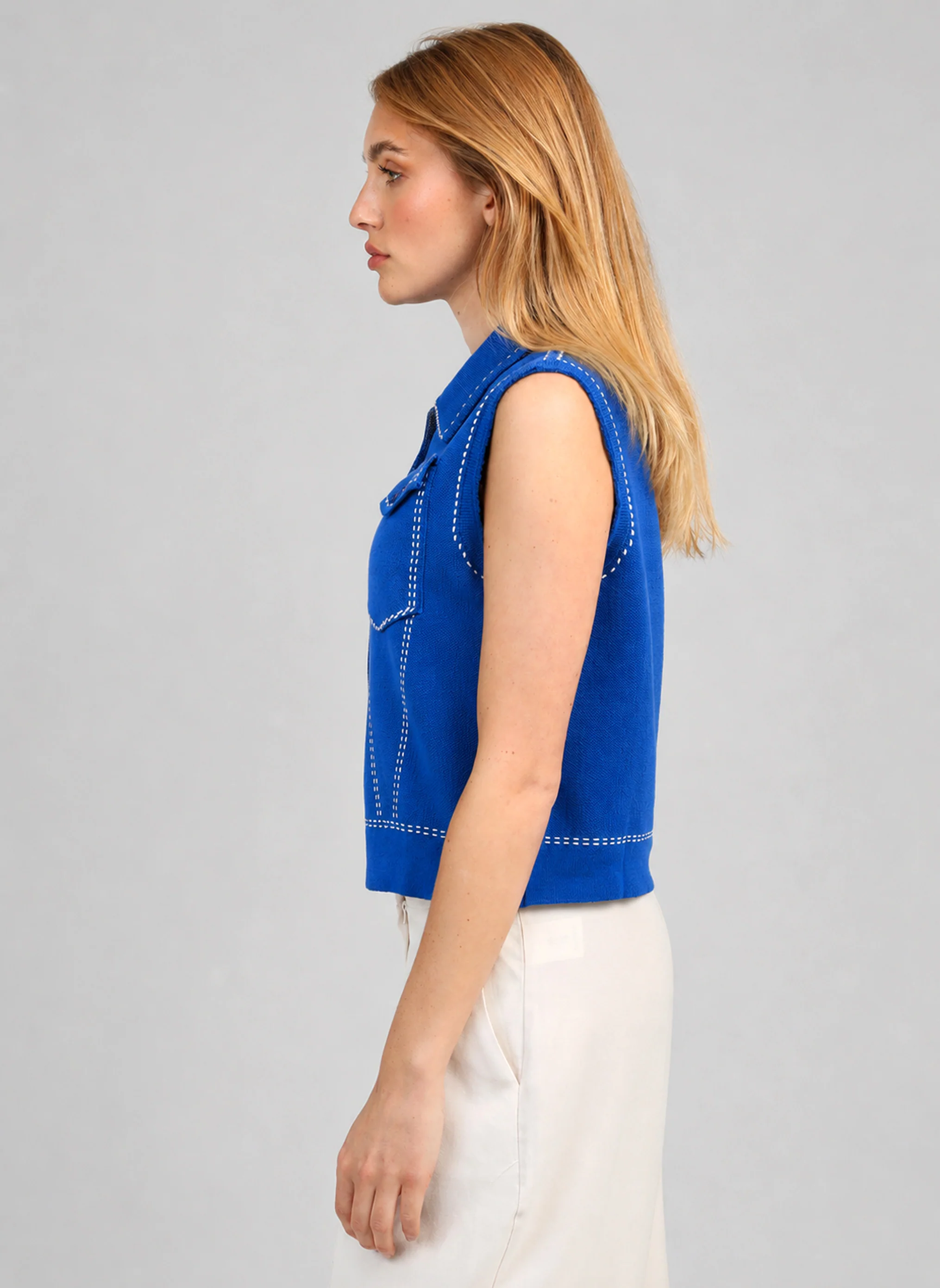 GILET LEWOODY cobalt - Image 3