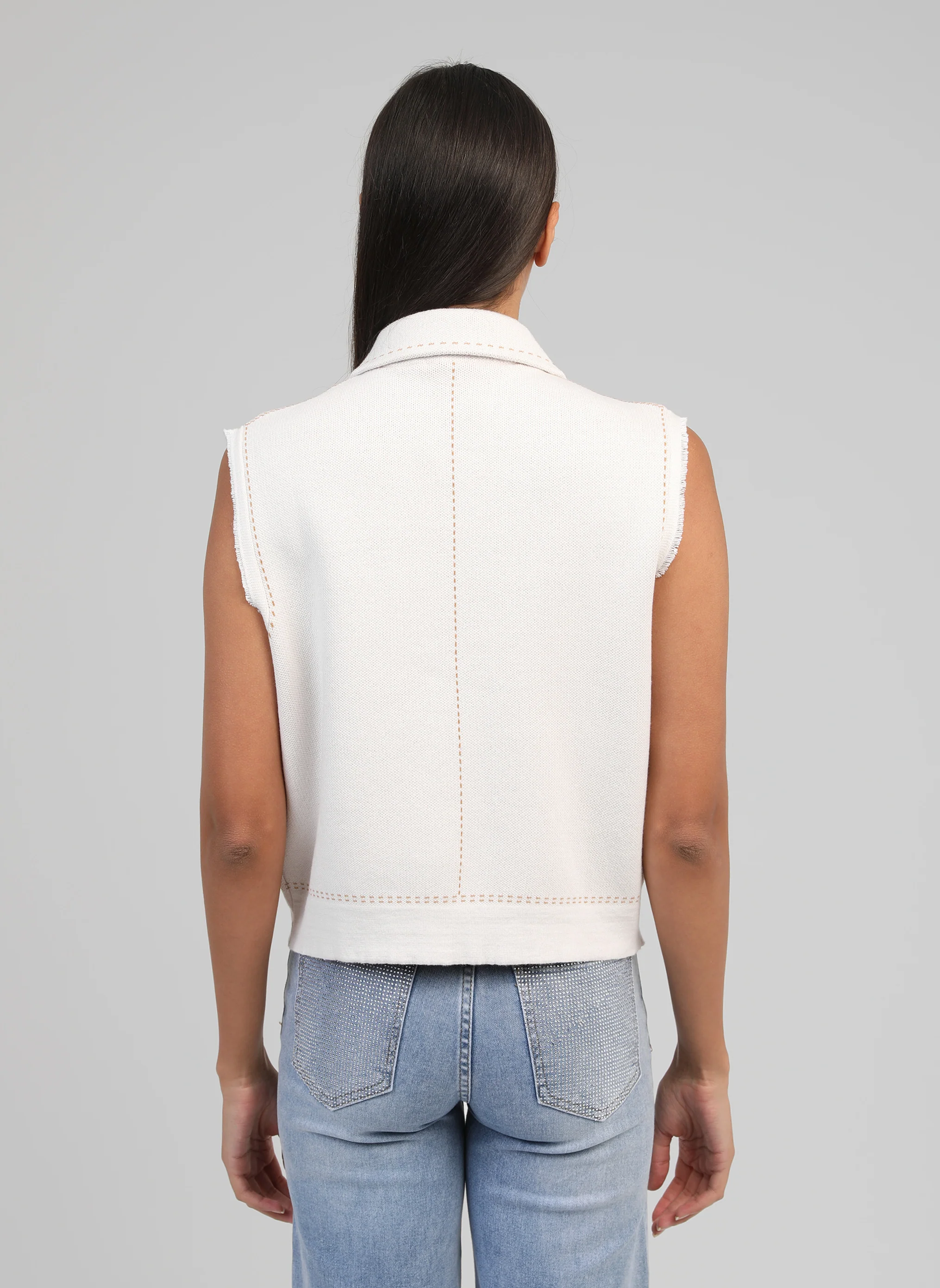 GILET LEWOODY ecru - Image 4