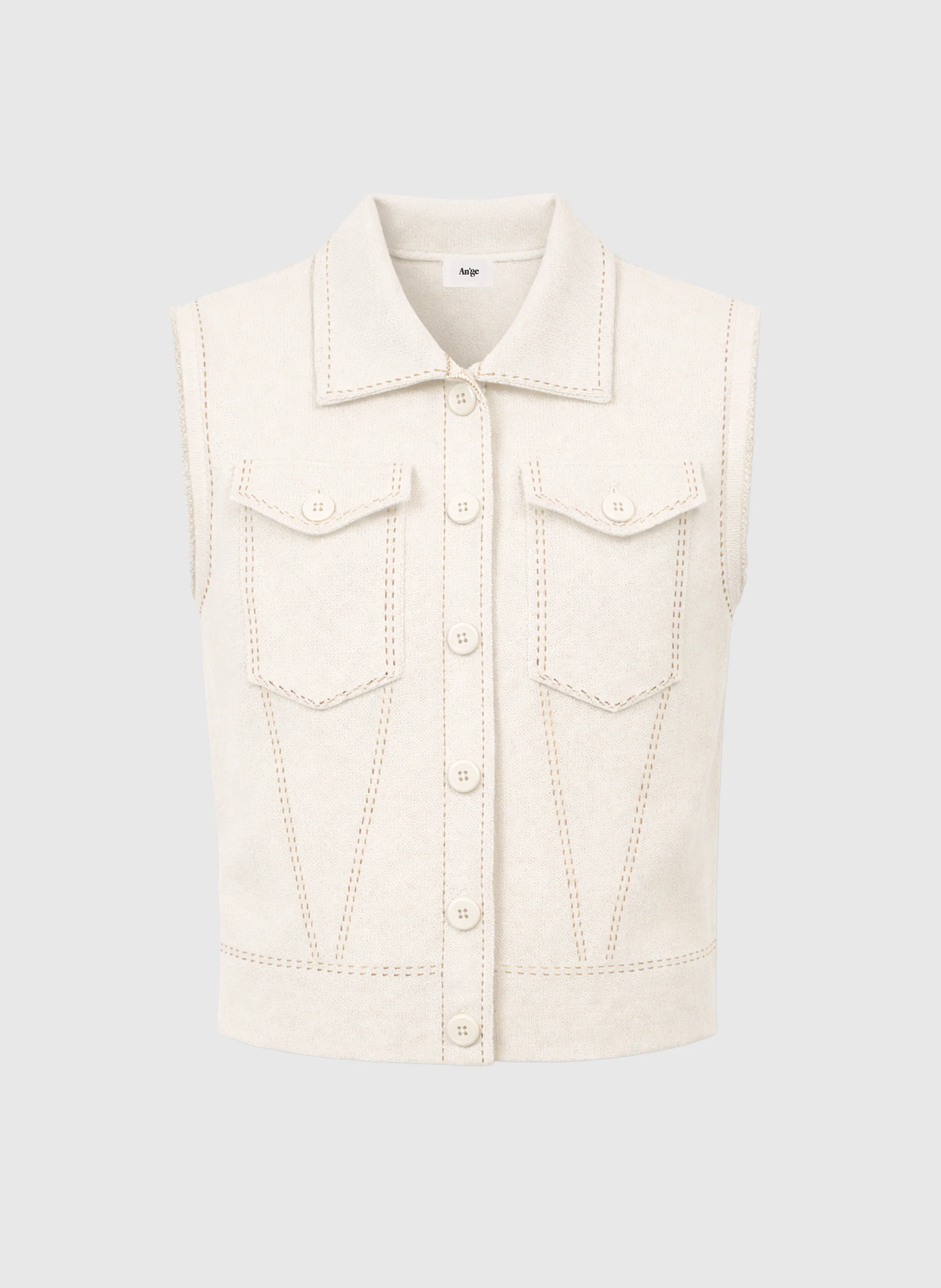 GILET LEWOODY ecru - Image 5
