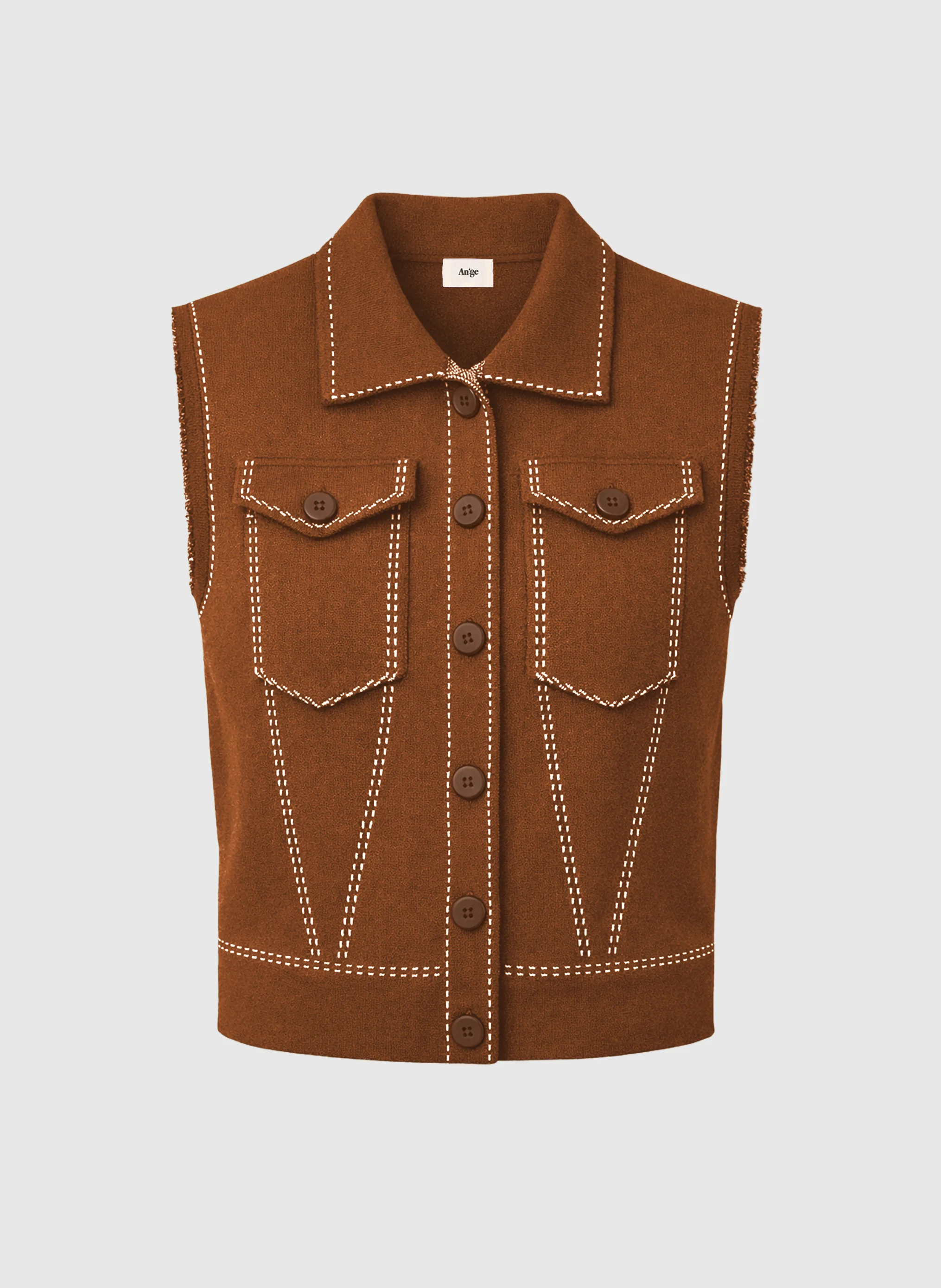 GILET LEWOODY marron - Image 6