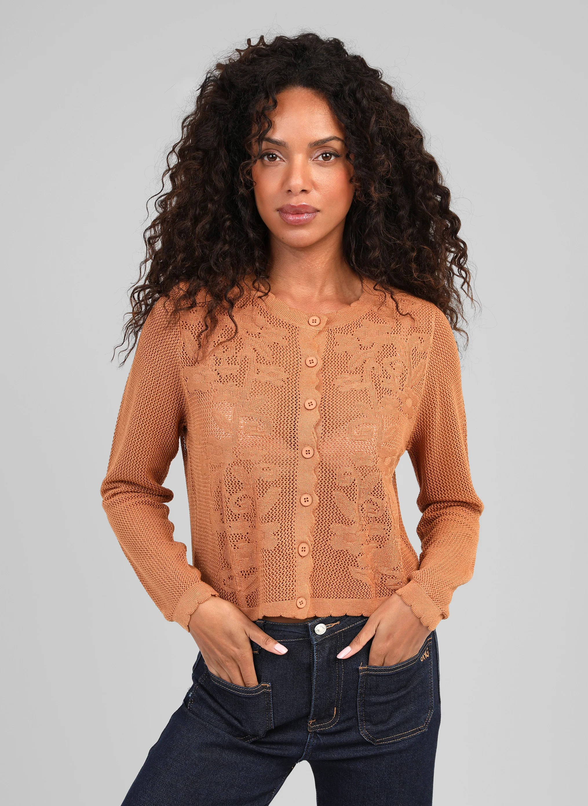 GILET NANITA daim