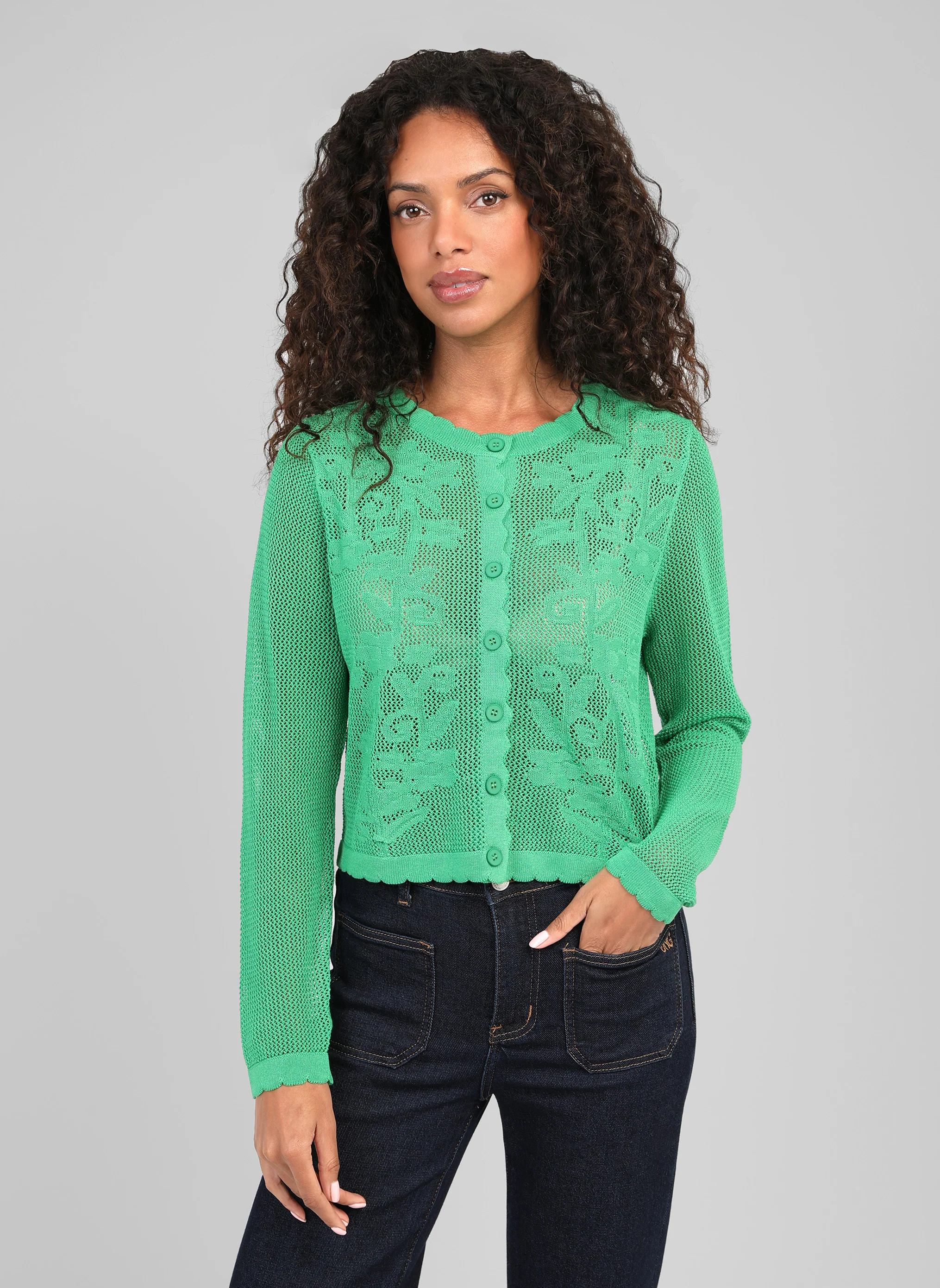 GILET NANITA pomme