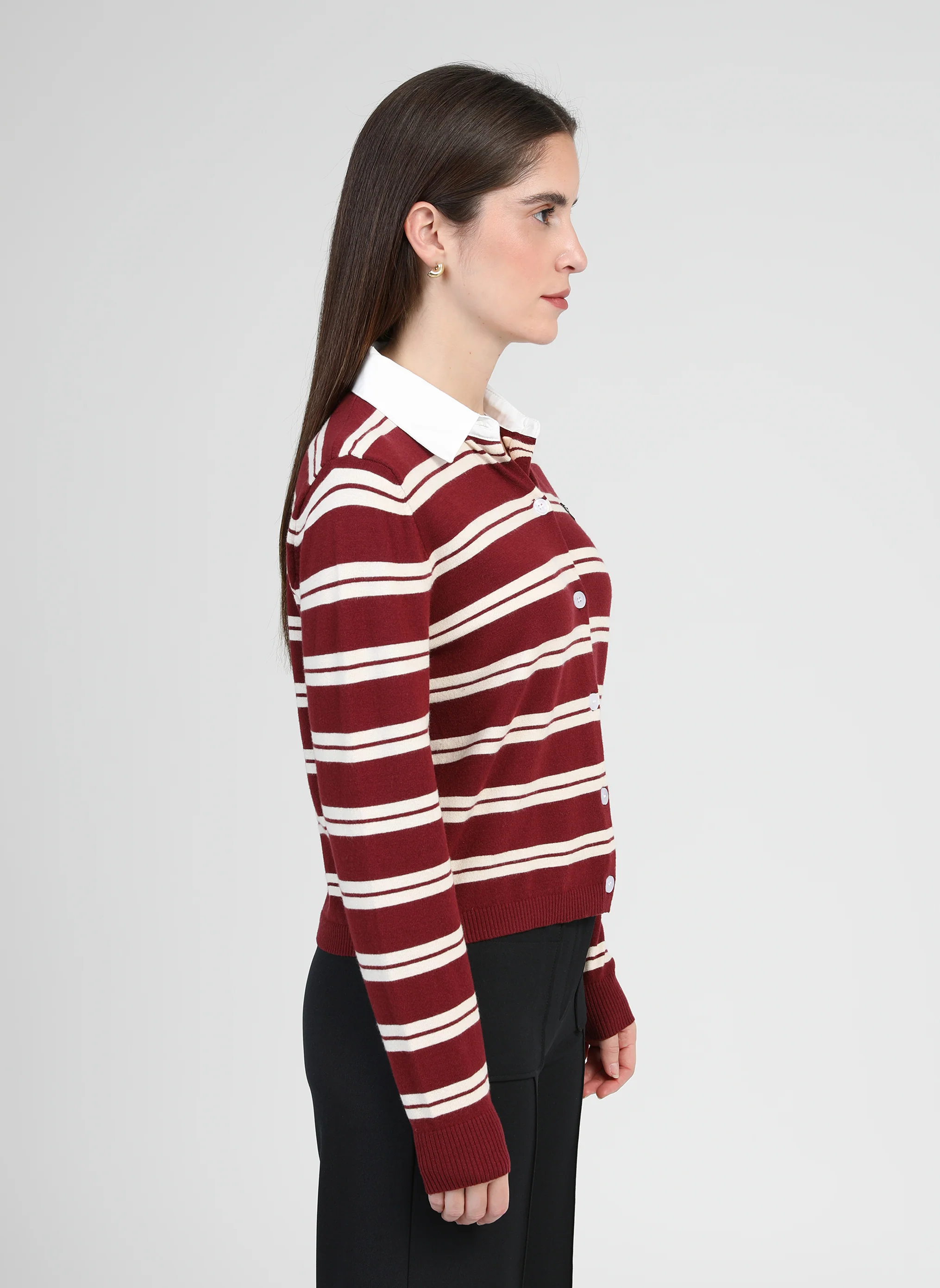 GILET NAOMI bordeaux - Image 3