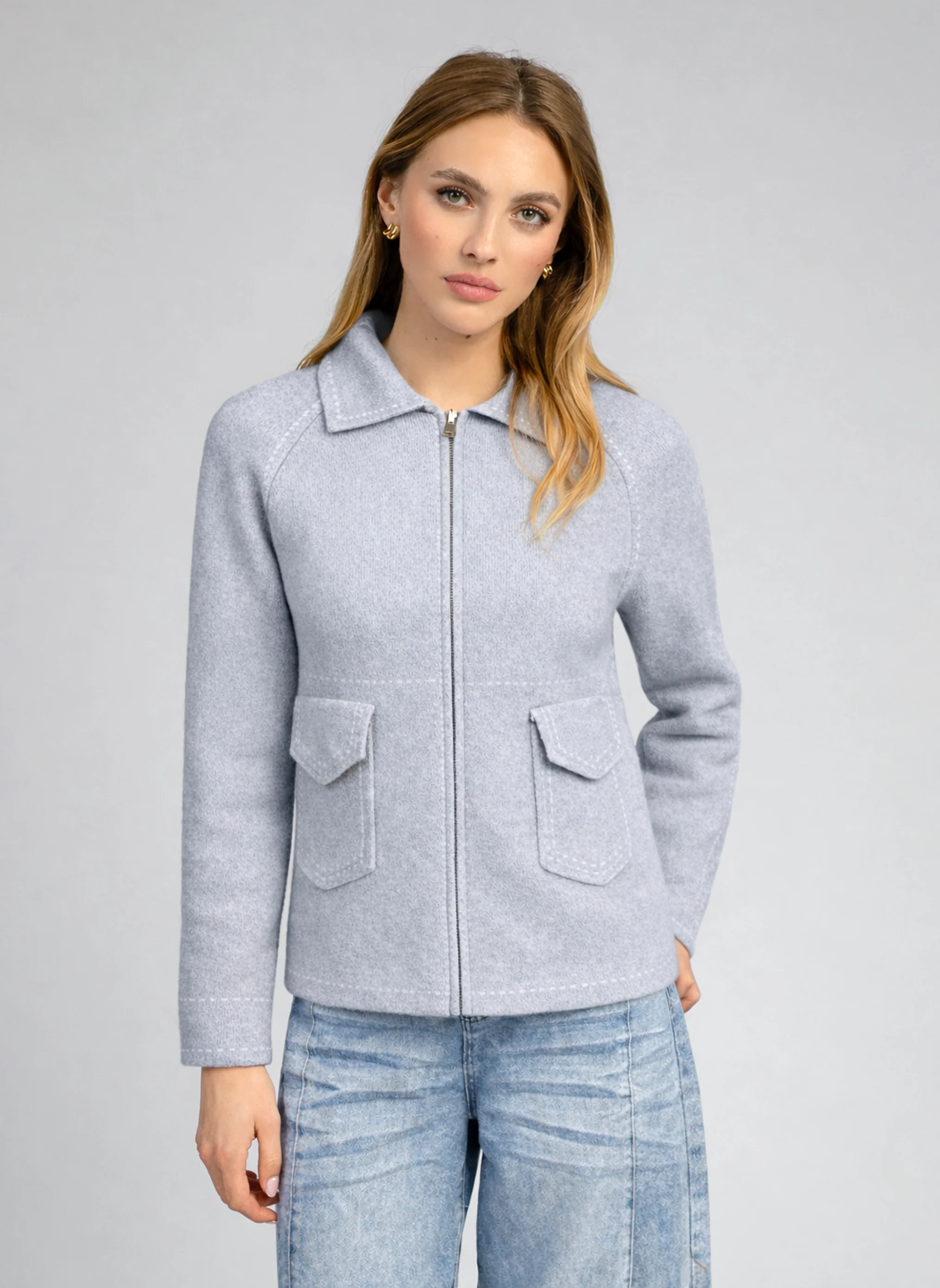 GILET NIBA gris